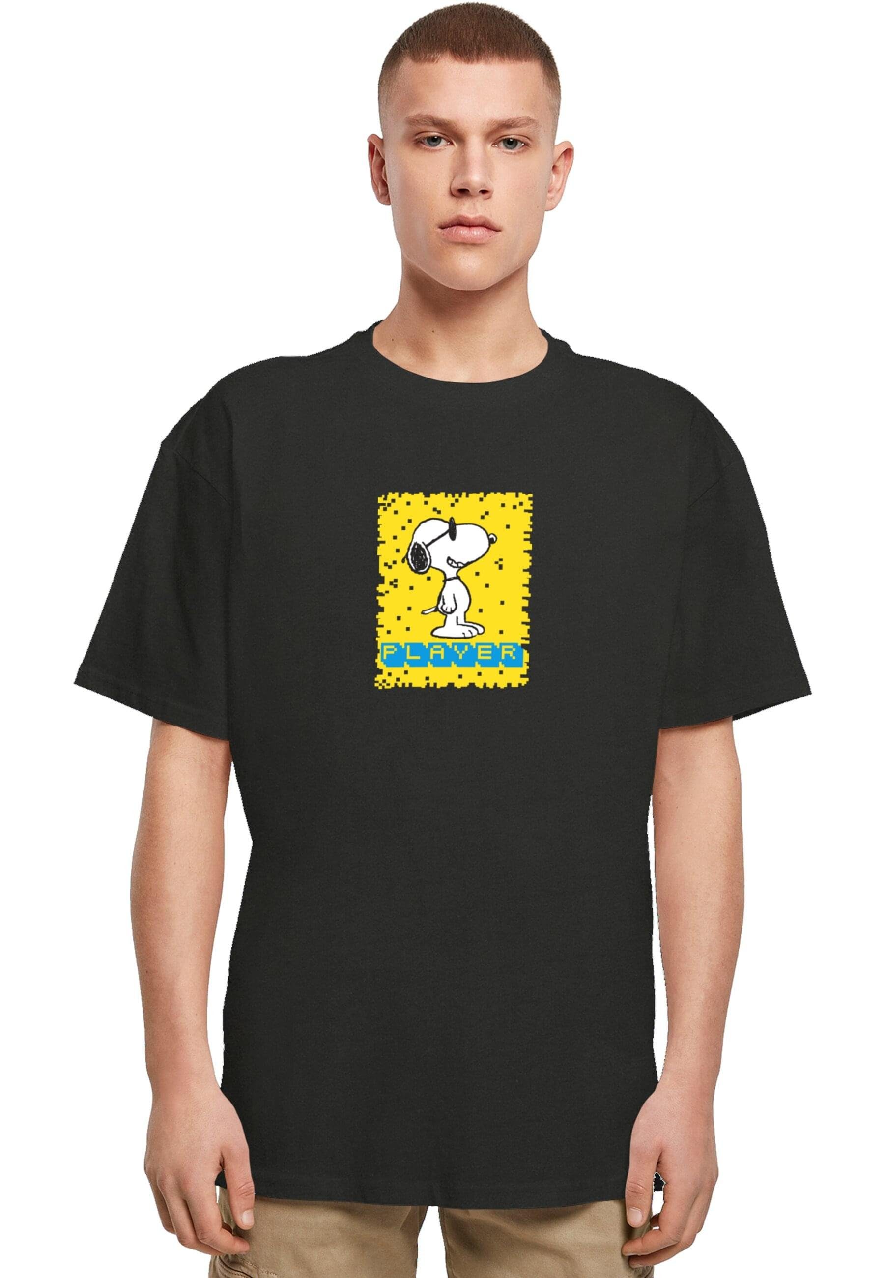 Merchcode T-Shirt Herren Ladies Peanuts - Player Heavy Oversize Tee (1-tlg) black