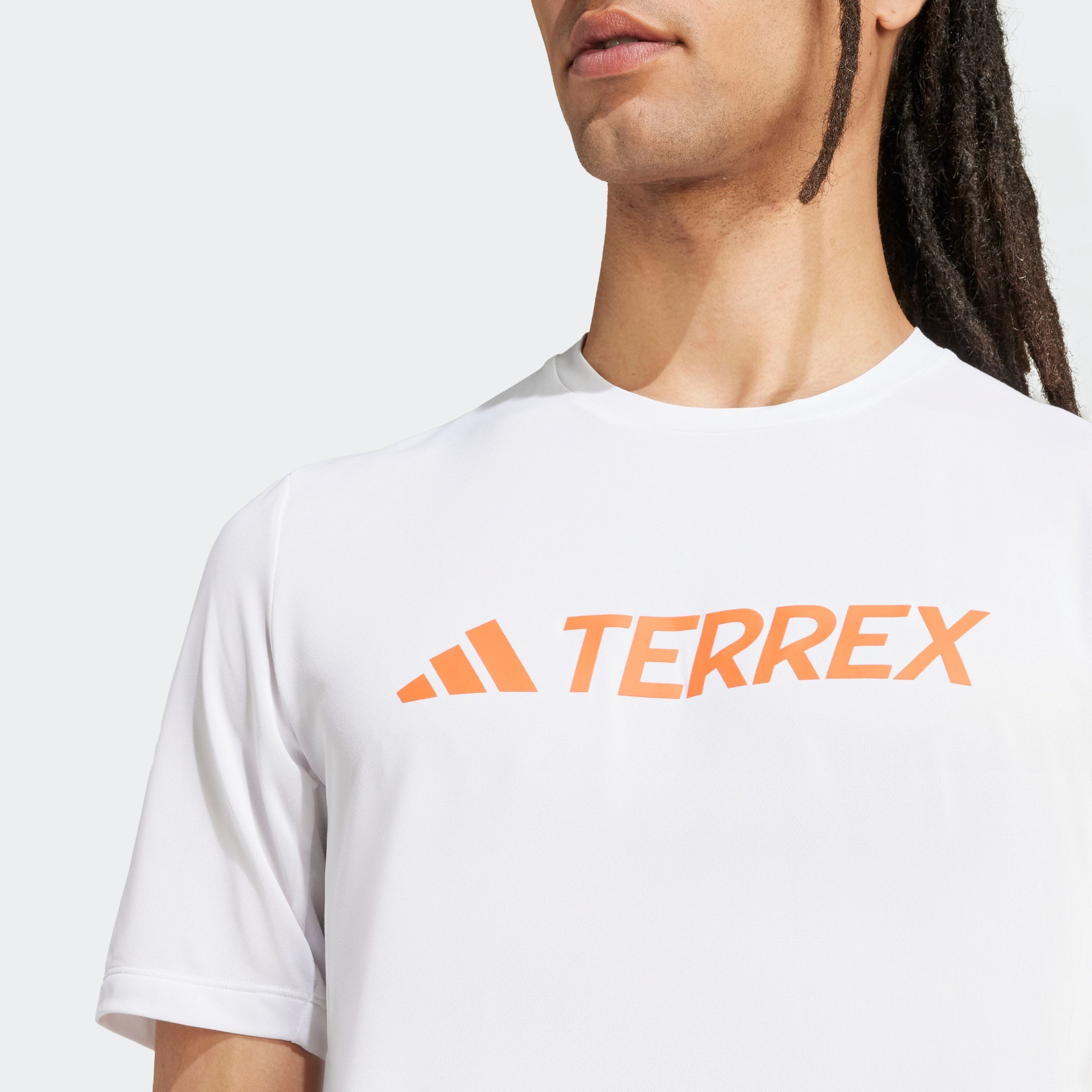 adidas TERREX Funktionsshirt MULTI CLIMACOOL LOGO TECH sportliches Funktionsshirt, ohne Verschluss, aus Polyester