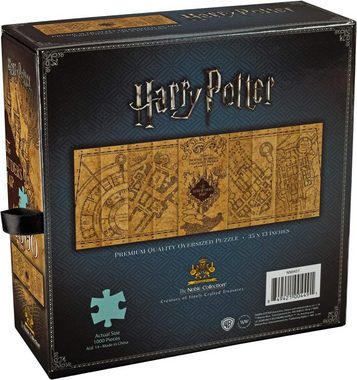 The Noble Collection Puzzle Harry Potter - Karte des Rumtreibers (Marauders Map) Puzzle, 1000 Puzzleteile, Offiziell lizensiertes Harry Potter Merchandise