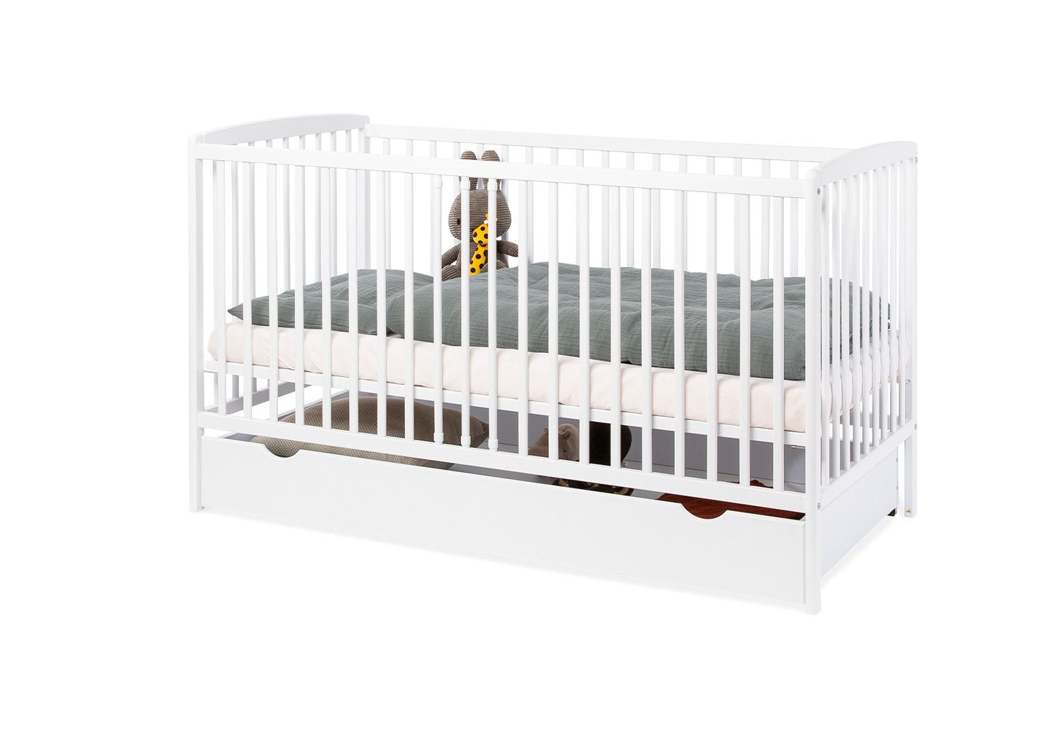 Pinolino® Kinderregal Bettkasten für Kinderbetten, weiß