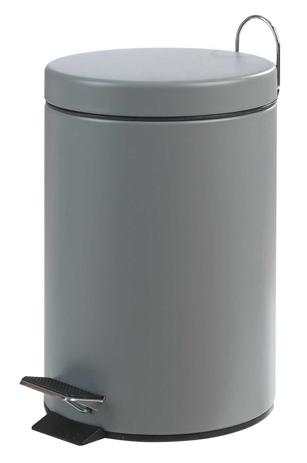 Home4You Mülleimer LUKI, Treteimer, Edelstahl, Edelstahl, 3 Liter