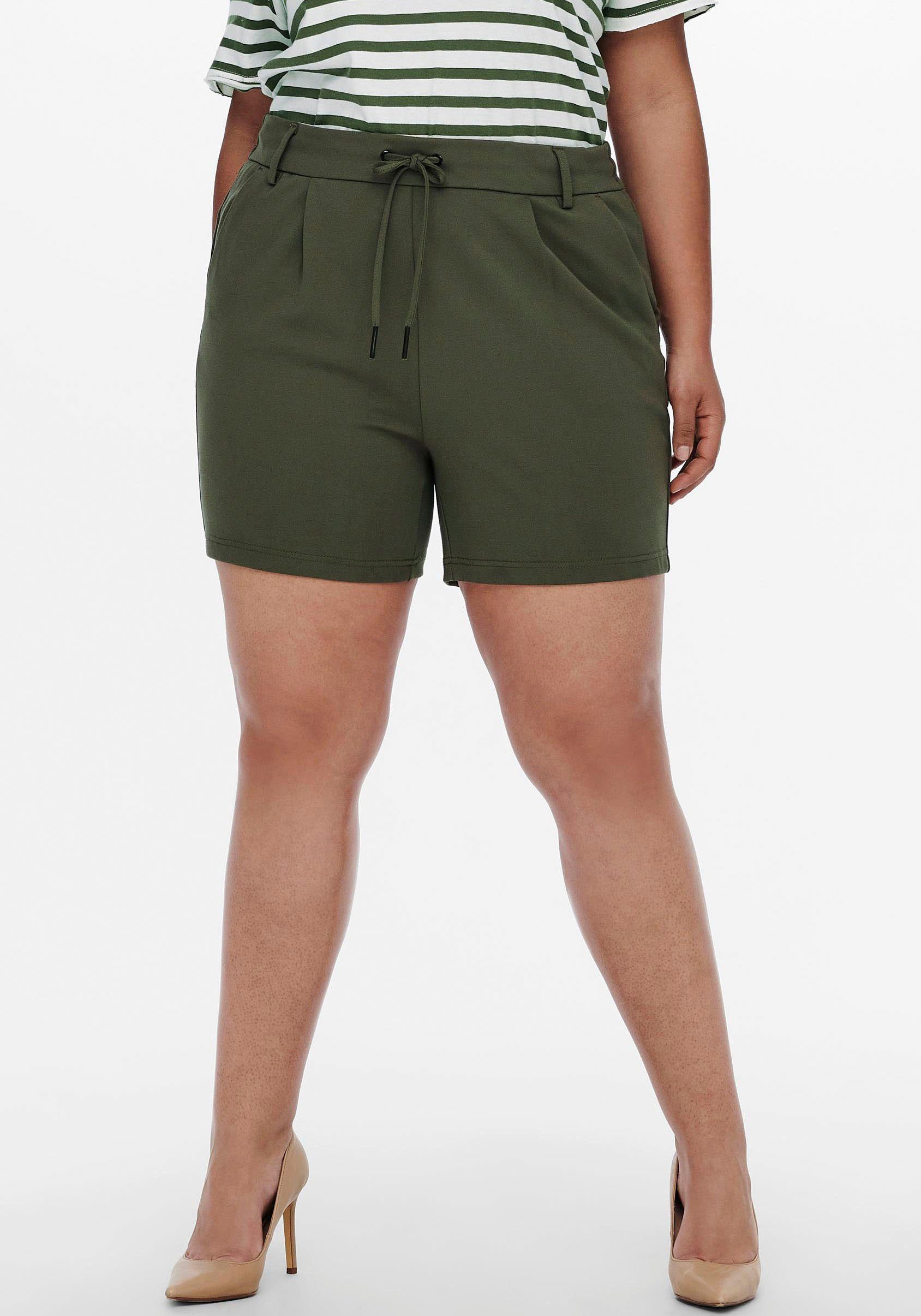 ONLY CARMAKOMA Shorts CARGOLDTRASH LIFE EASY günstig online kaufen