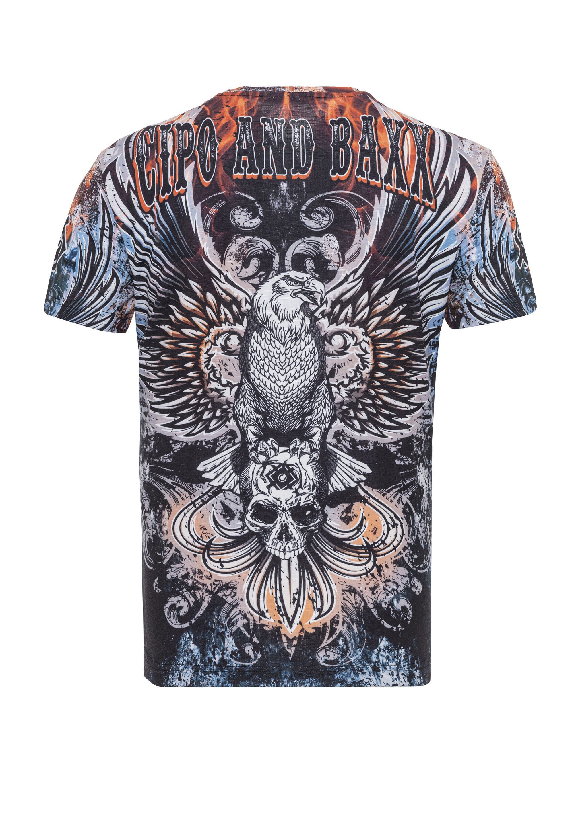 Cipo & Baxx T-Shirt CT818 sportliche Freizeit-Looks