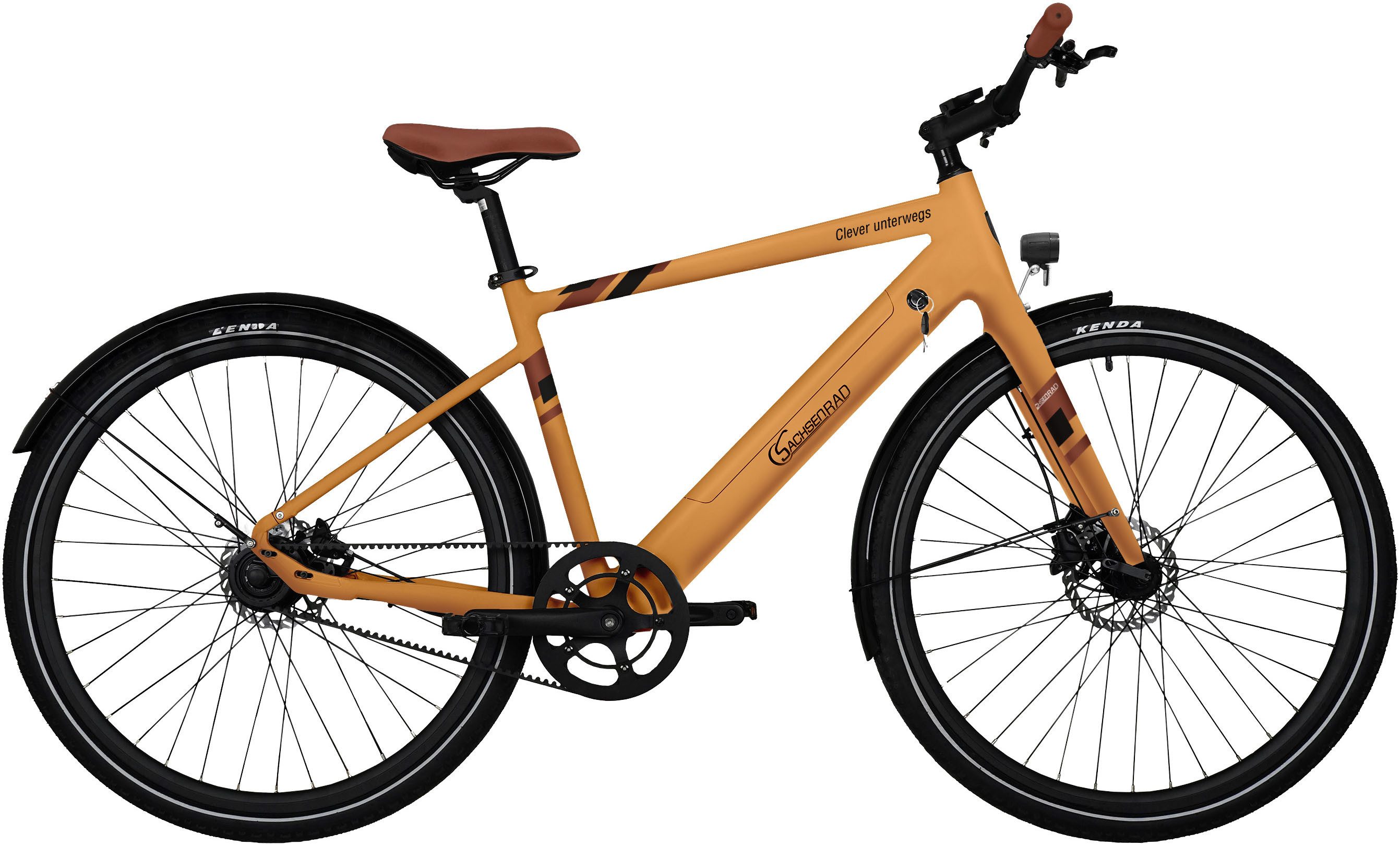 SachsenRad E-Bike Cityrad C3T, 1 Gang Shimano, ohne Schaltung, Heckmotor, 360 Wh, (TFT Farb-LCD-Display, Pedelec), Riemenantrieb, Nur 18 kg (ohne Gepäckträger und Schutzbleche)