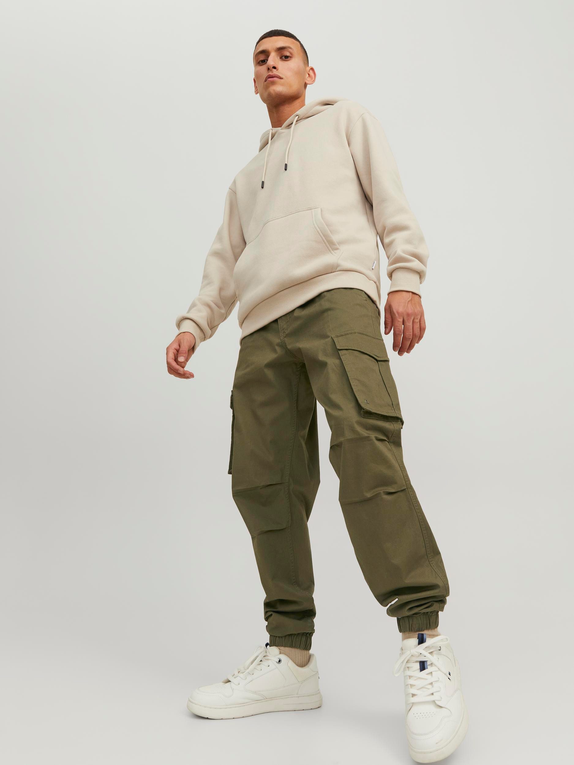 Jack & Jones Cargohose JPSTKANE NOAH CUFFED CARGO NOOS
