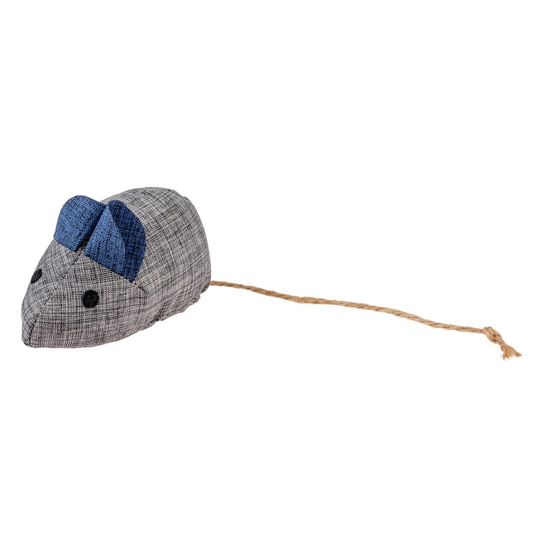 DUVO+ Tierkuscheltier Duvoplus Cat Toy ECO Navy Maus