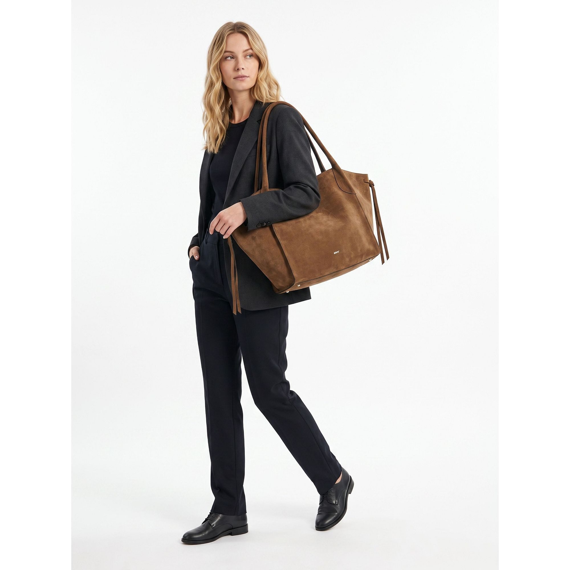 Abro Schultertasche Vibe, Leder