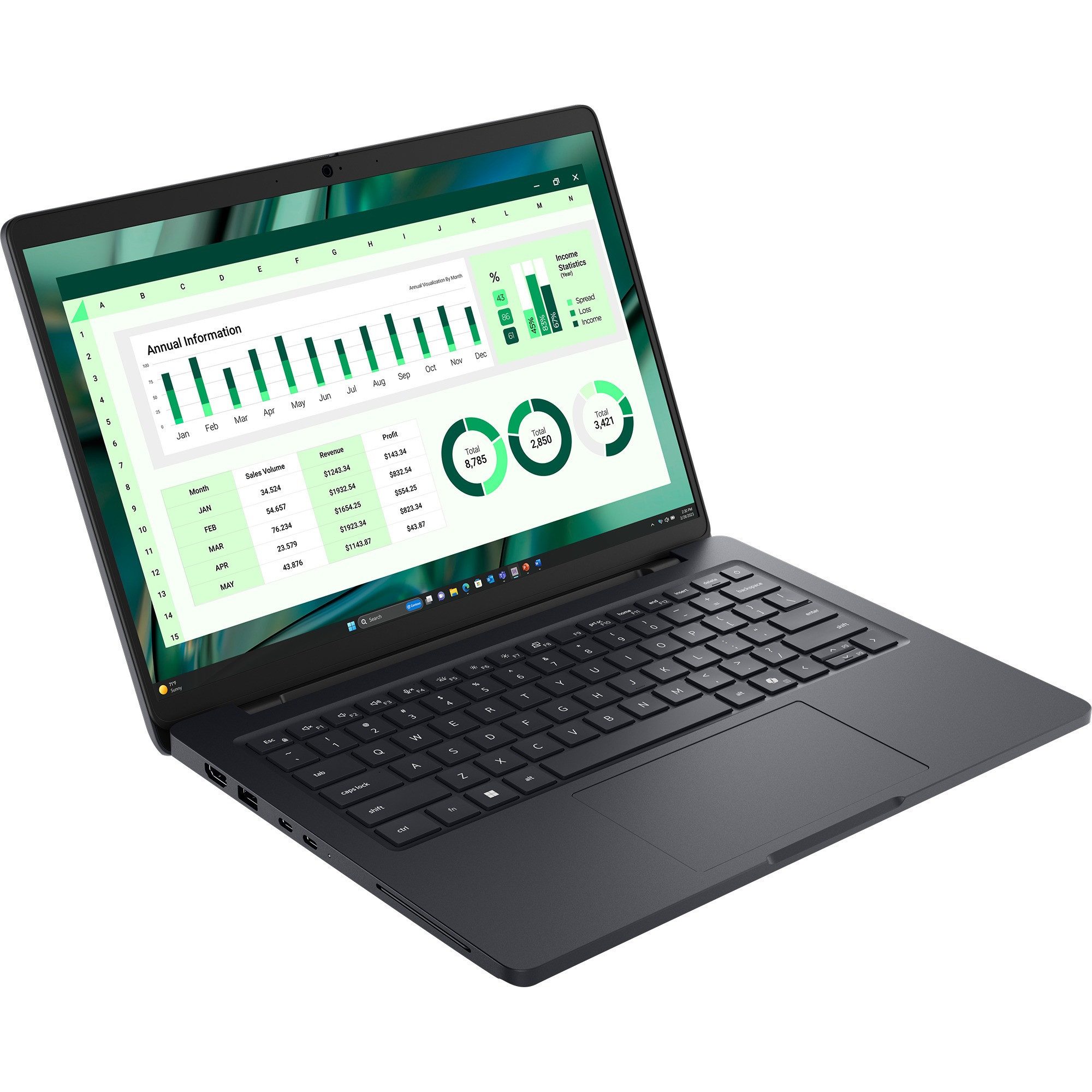 Dell Max 14 Laptop Intel Core Ultra 7 265H 32GB RAM RTX PRO 500 Win 11 Pro Business-Notebook (35,6 cm/14 Zoll, Intel Core Ultra 7 265H, RTX PRO 500, 32 GB, 1000 GB SSD, Thunderbolt 4, HDMI 2.1, Kombibuchse, RJ-45, Wi-Fi 7)
