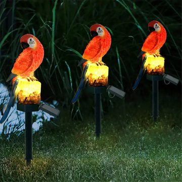 Bifurcation Außen-Stehlampe Solar-LED-Papageienlicht, geeignet für Rasenflächen und Festivals usw.