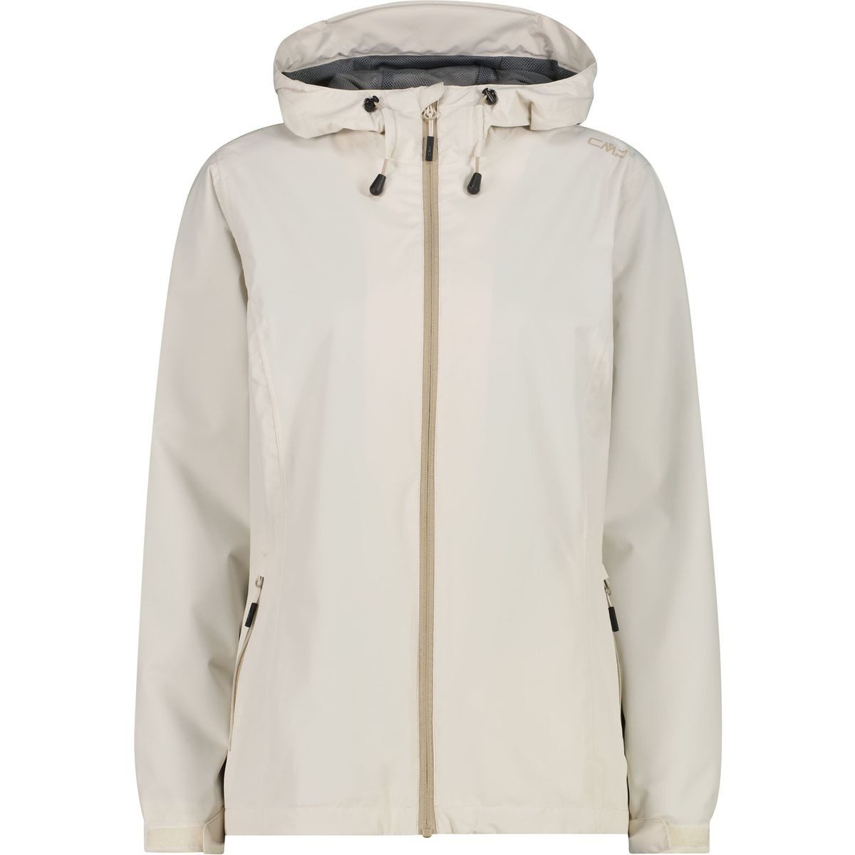 CMP Outdoorjacke Woman Jacket Fixed Hood Funktionale Damenjacke für Wandertouren mit wasserdichtem Schutz
