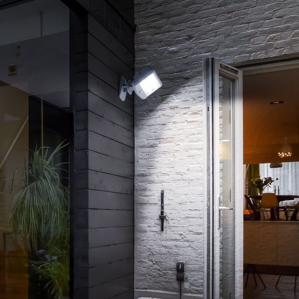 etc-shop Außen Tageslichtweiß, Solar mit Lampen Kaltweiß, für Solarlampen Solarleuchte, LED Bewegungsmelder