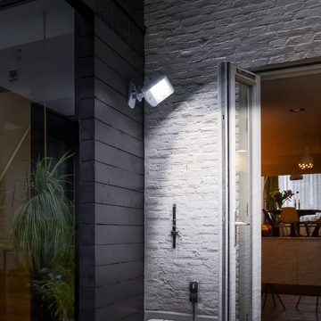 etc-shop LED Solarleuchte, Kaltweiß, Tageslichtweiß, Solarlampen für Außen mit Bewegungsmelder Solar Lampen