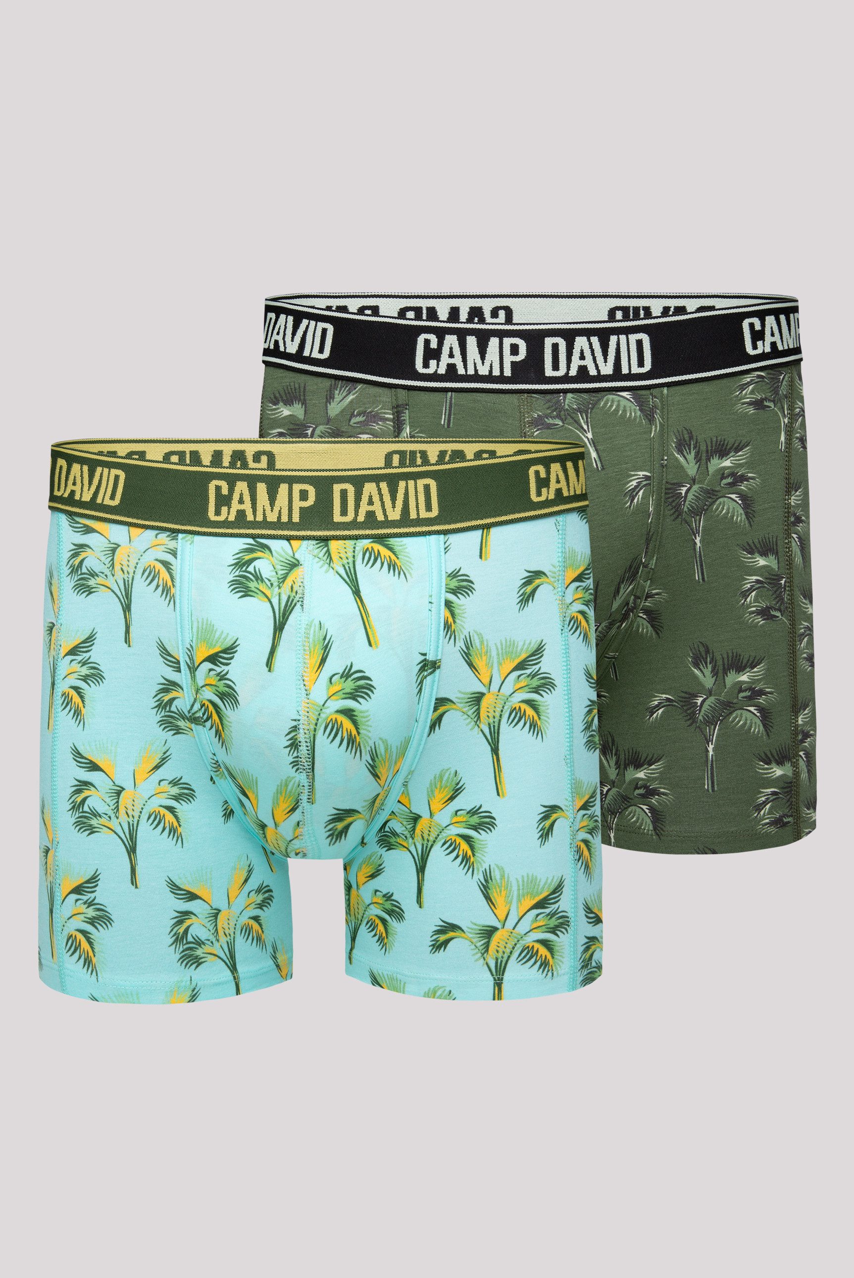 camp david Boxershorts Set: (2-St) mit All Over Print