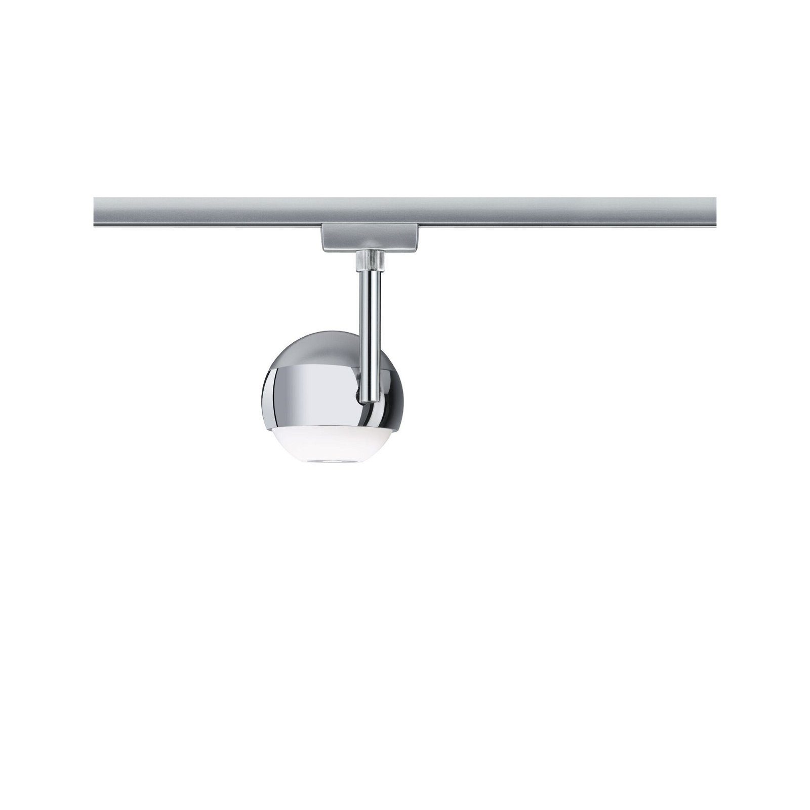 Paulmann Schienensystem-Leuchten URail Schienenspot Capsule II 600lm 6,3W 4000K 230V Chrom matt, LED fest integriert, Neutralweiß, dimmbar Einzelspot