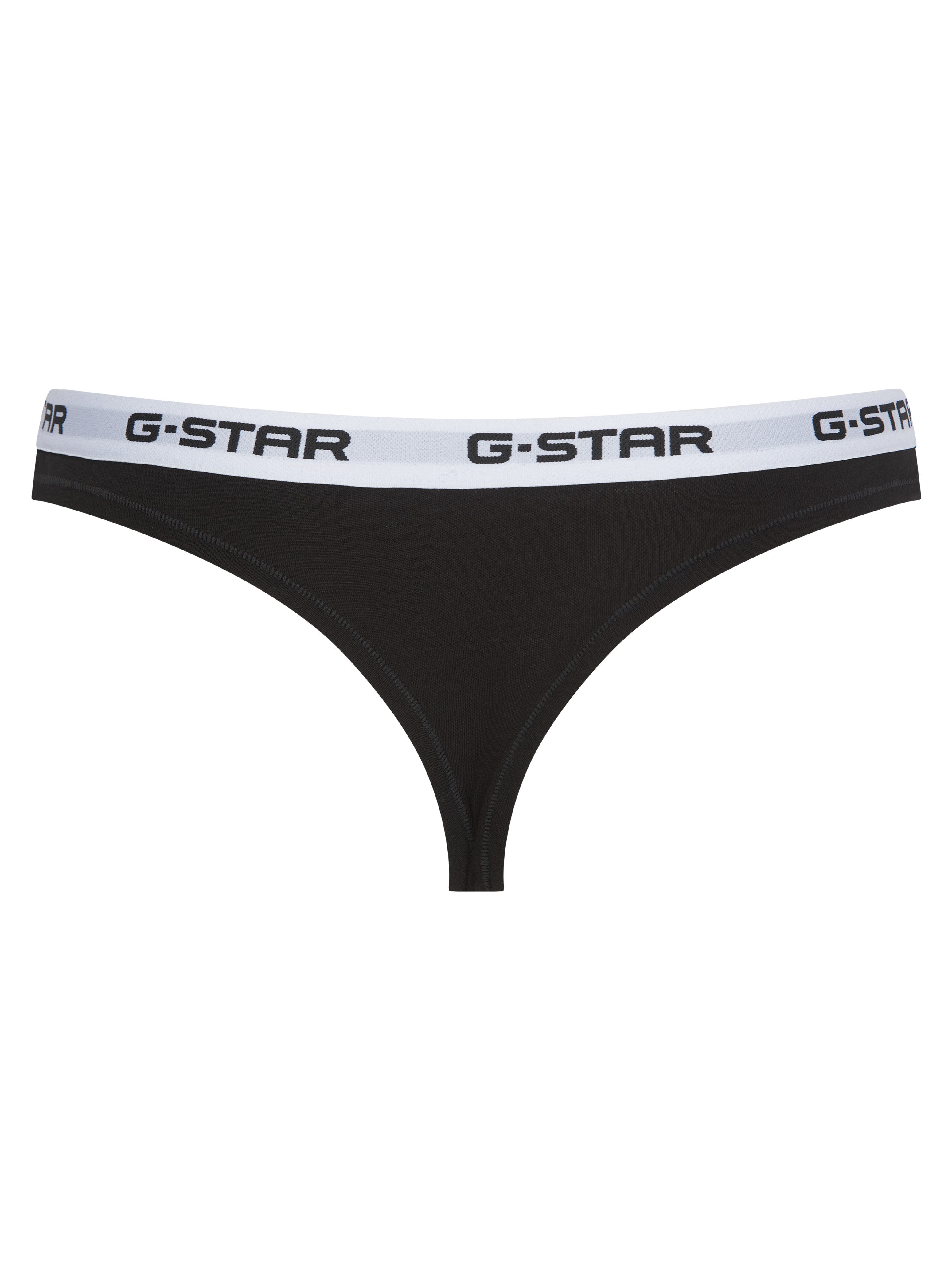 G-STAR Tanga OBSIDIAN, 2 PACK THONGS (Packung, 2-St) mit Logobund
