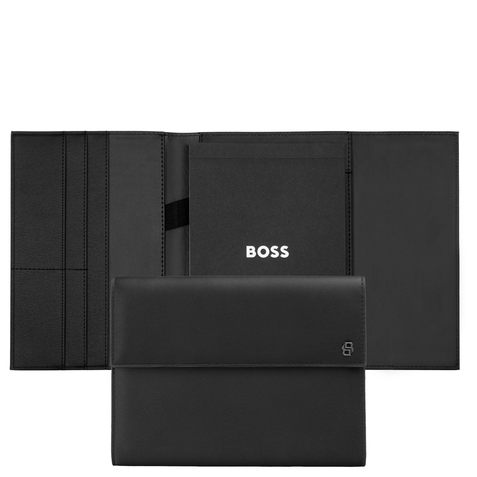 BOSS Schreibmappe Double B - A5 Schreibmappe 23 cm (schwarz)