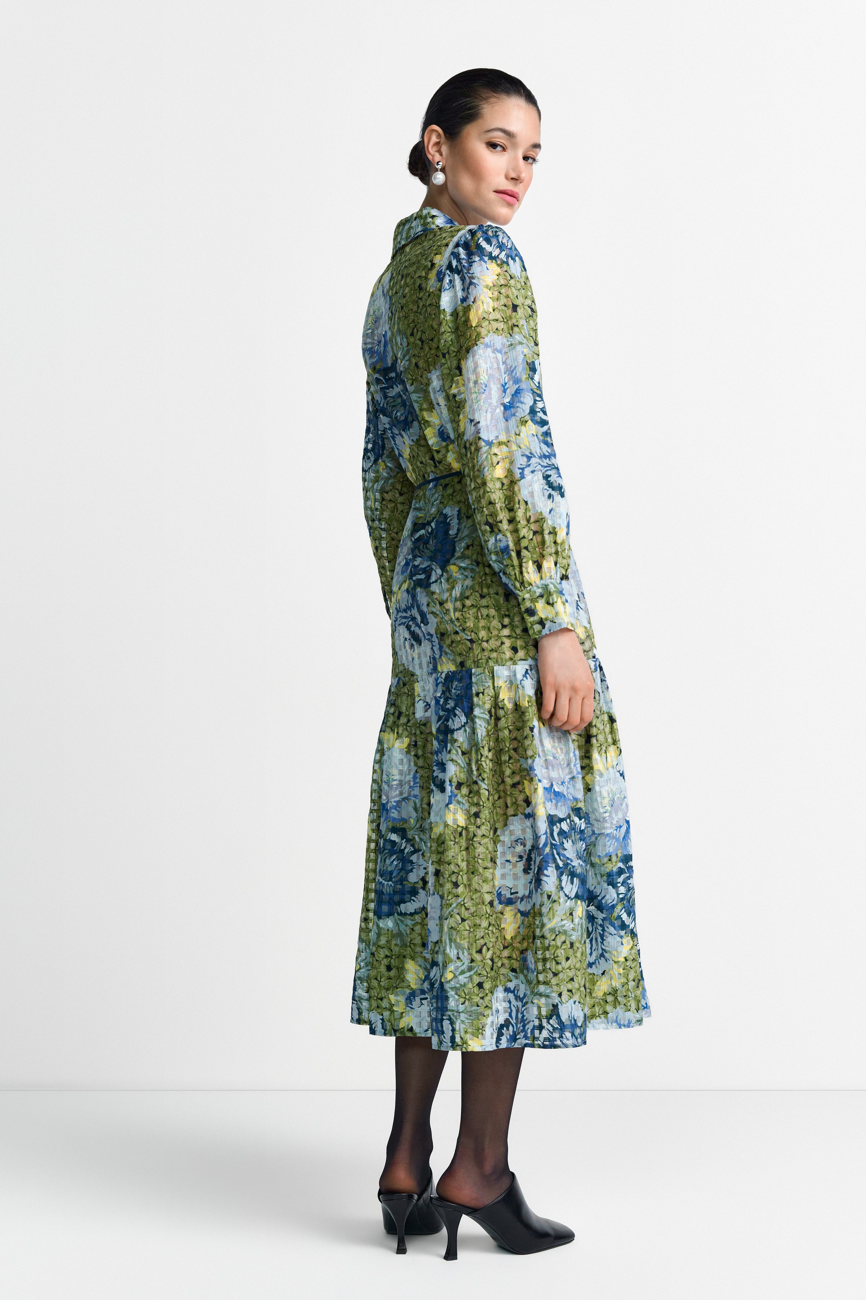 RICHROYAL Midikleid mit Pfingstrosenprint günstig online kaufen