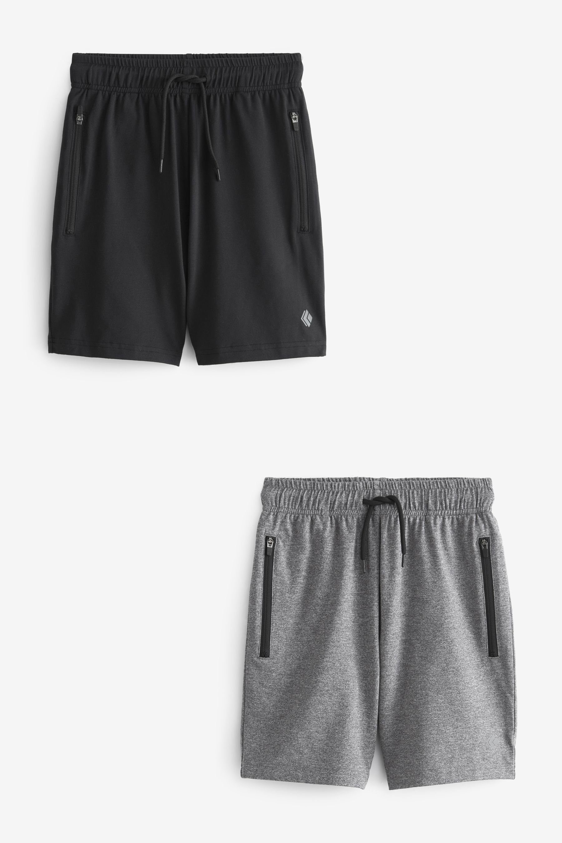 Trainingsshorts Leichte Sport-Shorts im 2er-Pack