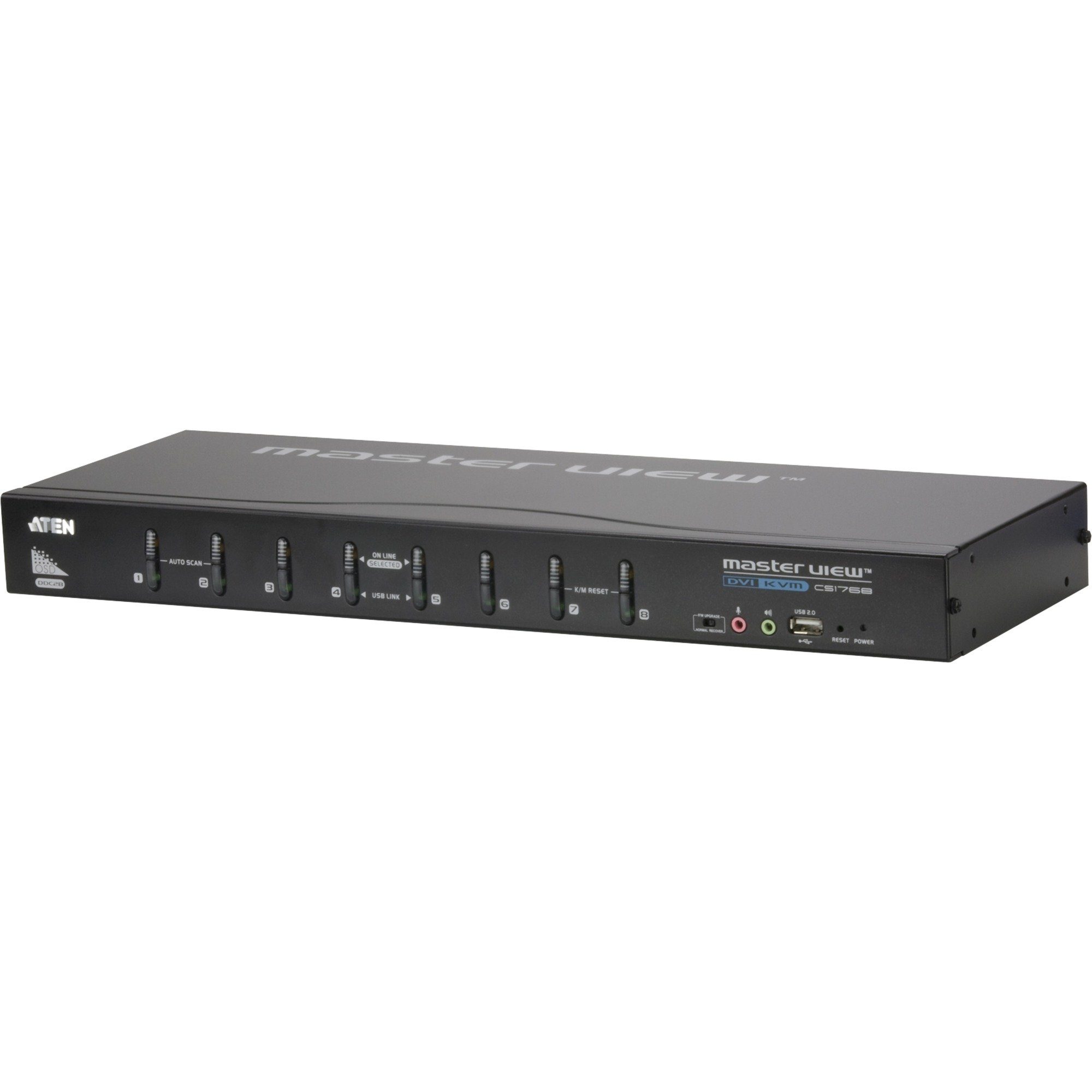 Aten ATEN KVM-Switch, CS1768, (8-Port, Netzwerk-Switch DVI)