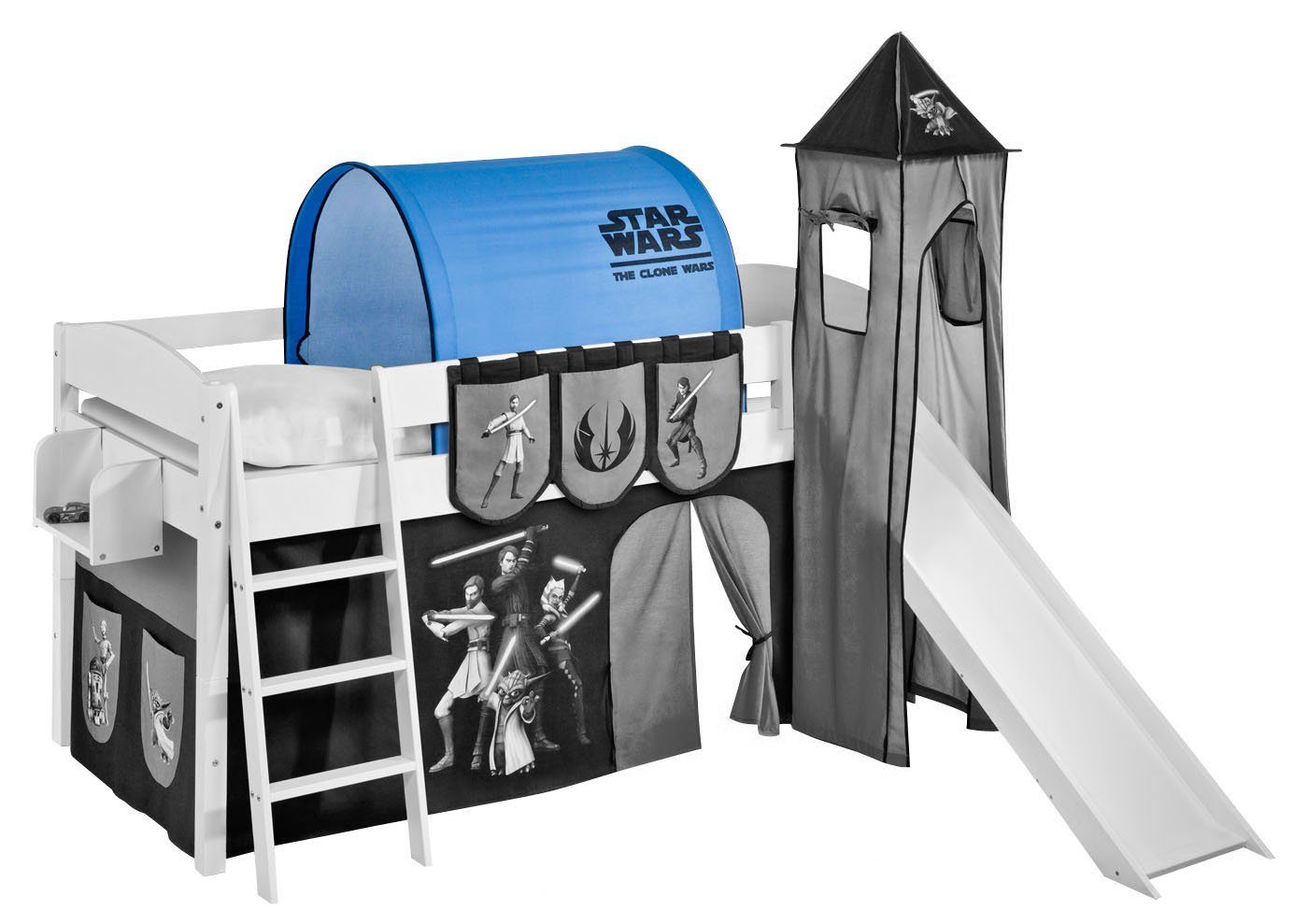 Lilokids Betttunnel Tunnel Star Wars the Clone Wars - für Hochbett, Spielbett und Etagenbett - LILOKIDS