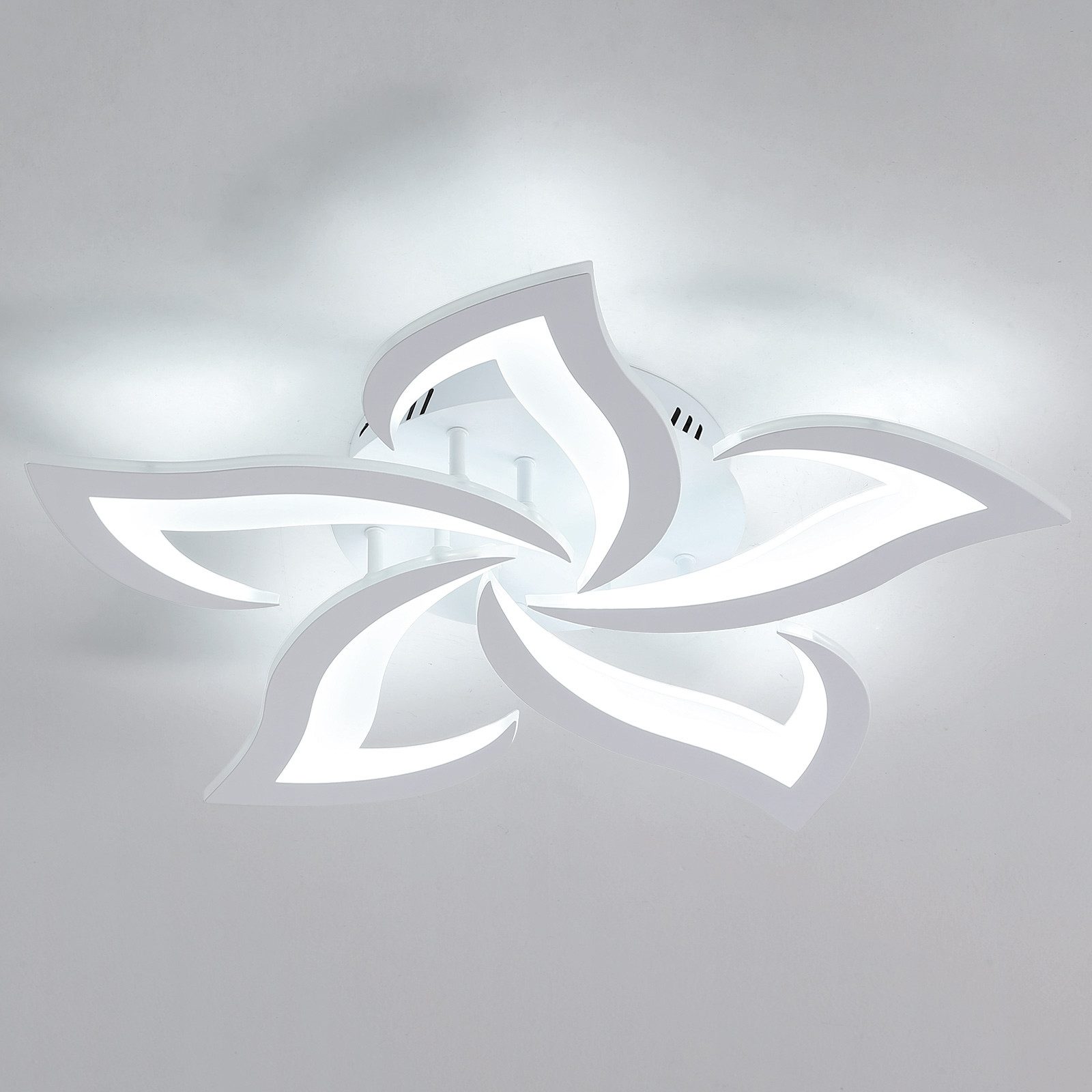 Goeco LED Deckenleuchte LED-Blütenblattleuchte, 60W, 4500LM, günstig online kaufen