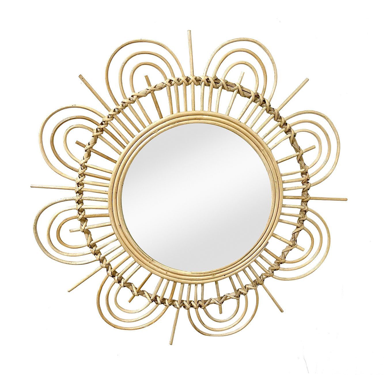 Kayoom Wandspiegel Rattan Spiegel Aina 325 (1-St). Reduzierter Preis € 29,49. Unverbindliche Preisempfehlung € 69,00