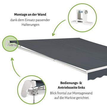 empasa Gelenkarmmarkise "START" Gelenkarmmarkise Gelenkarm Sonnenschutz Markise empasa