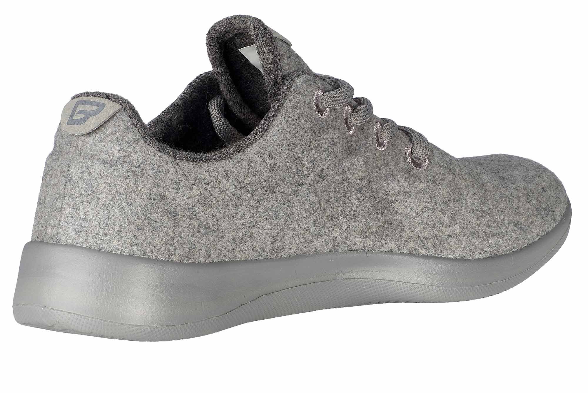 Ballop Tenderness (60% Schafswolle) grau Sneaker