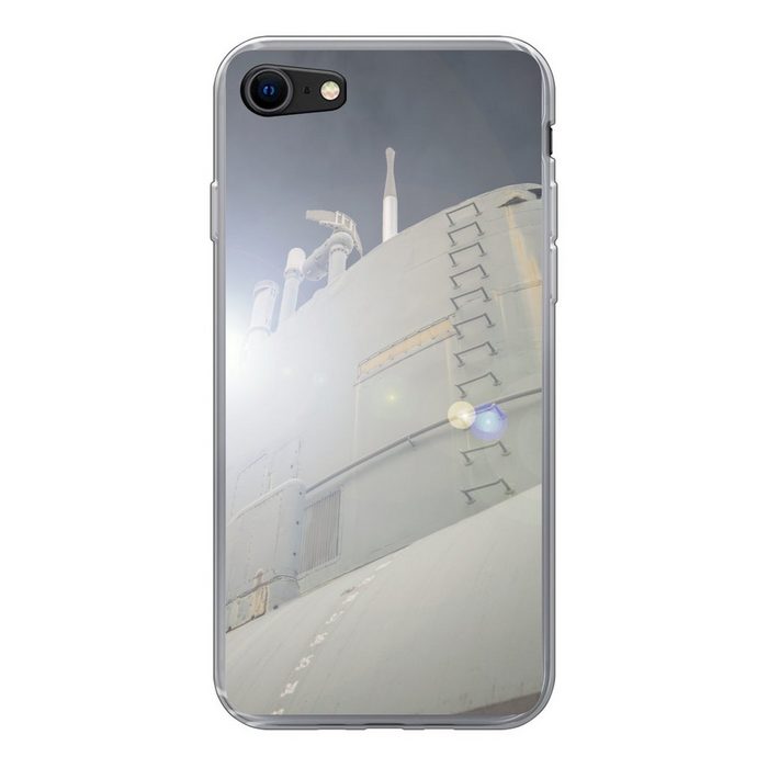 MuchoWow Handyhülle Ein U-Boot an einem klaren Tag Handyhülle Apple iPhone SE (2020) Smartphone-Bumper Print Handy