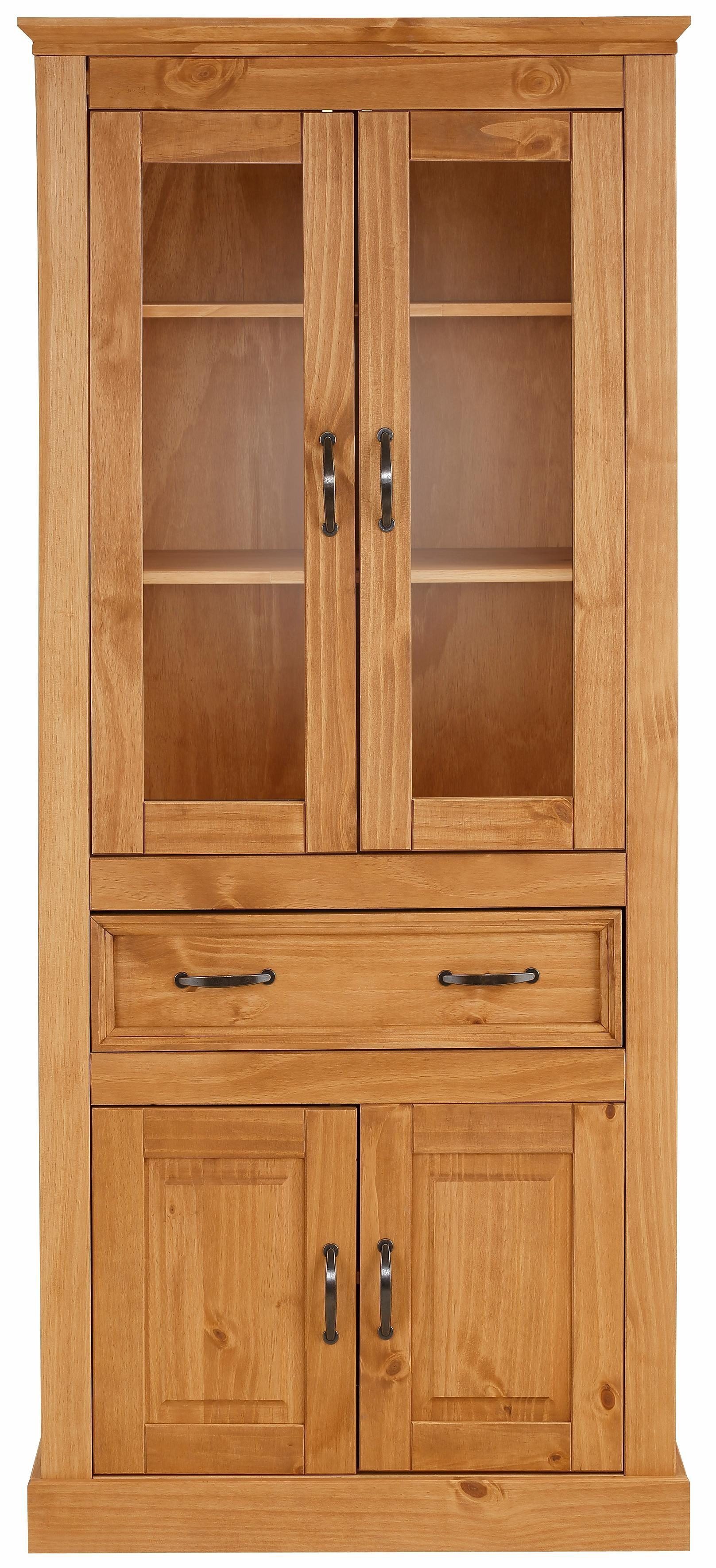 Home affaire Vitrine "Selma", Höhe 180 cm (2-trg.) günstig online kaufen