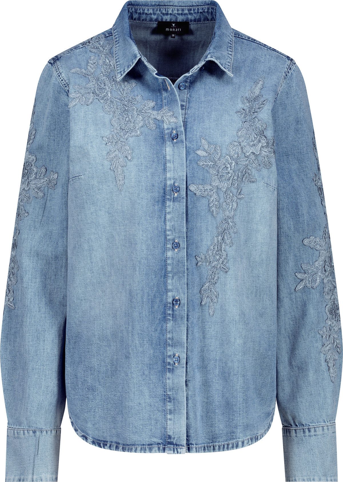 Monari Schlupfbluse mit Blumendruck günstig online kaufen
