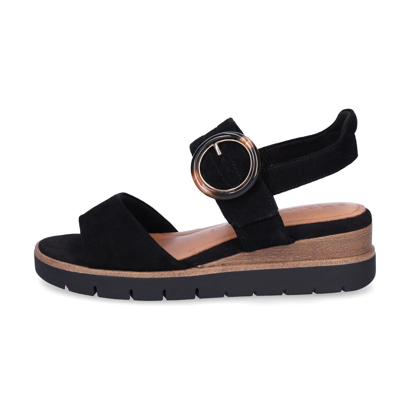 Tamaris Tamaris Damen Keilsandalette schwarz Sandale – Bild 2 von 5