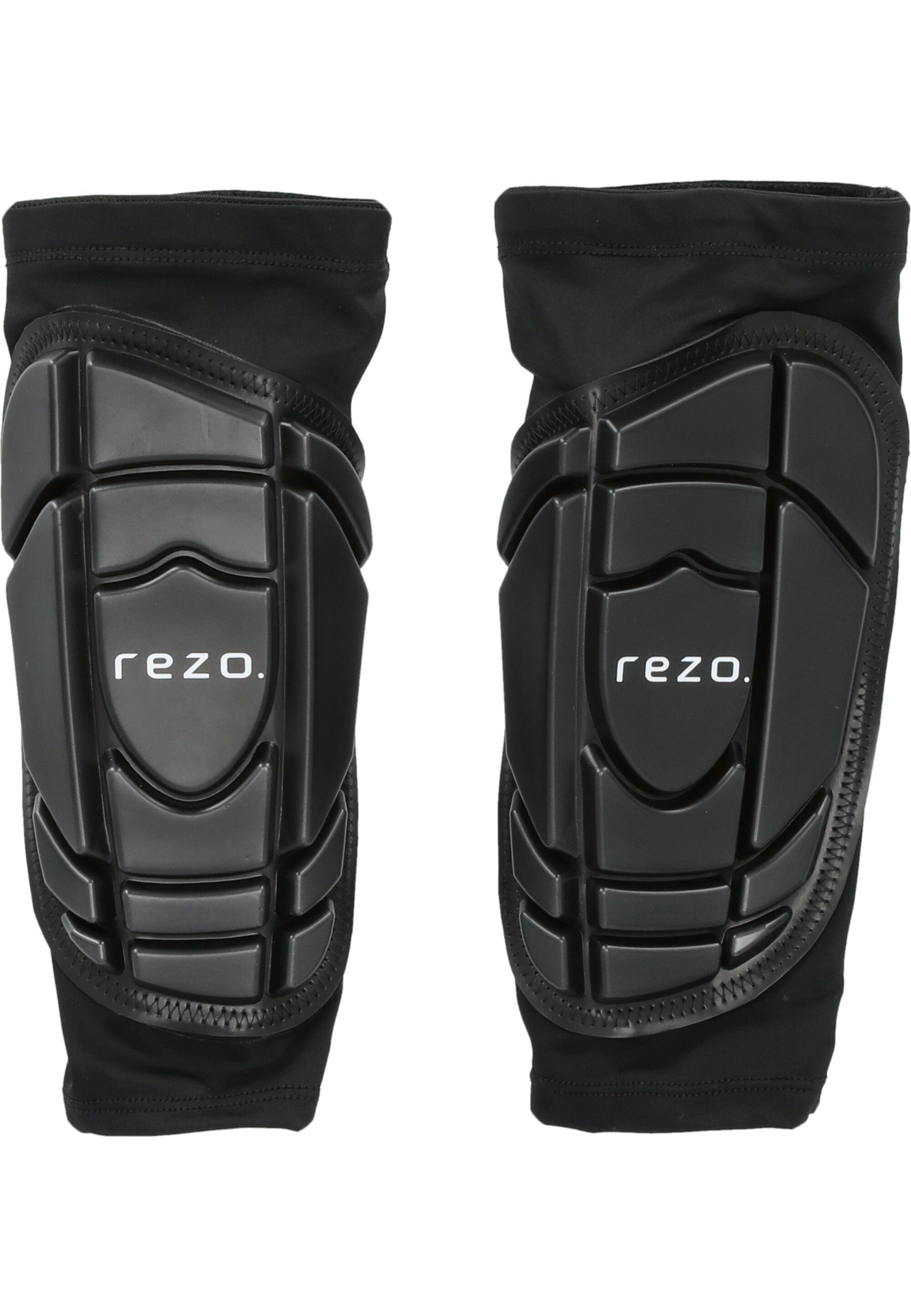 Rezo Fußball Schienbeinschoner PU Shin Guard, temperaturregulierender StayCool-Funktion
