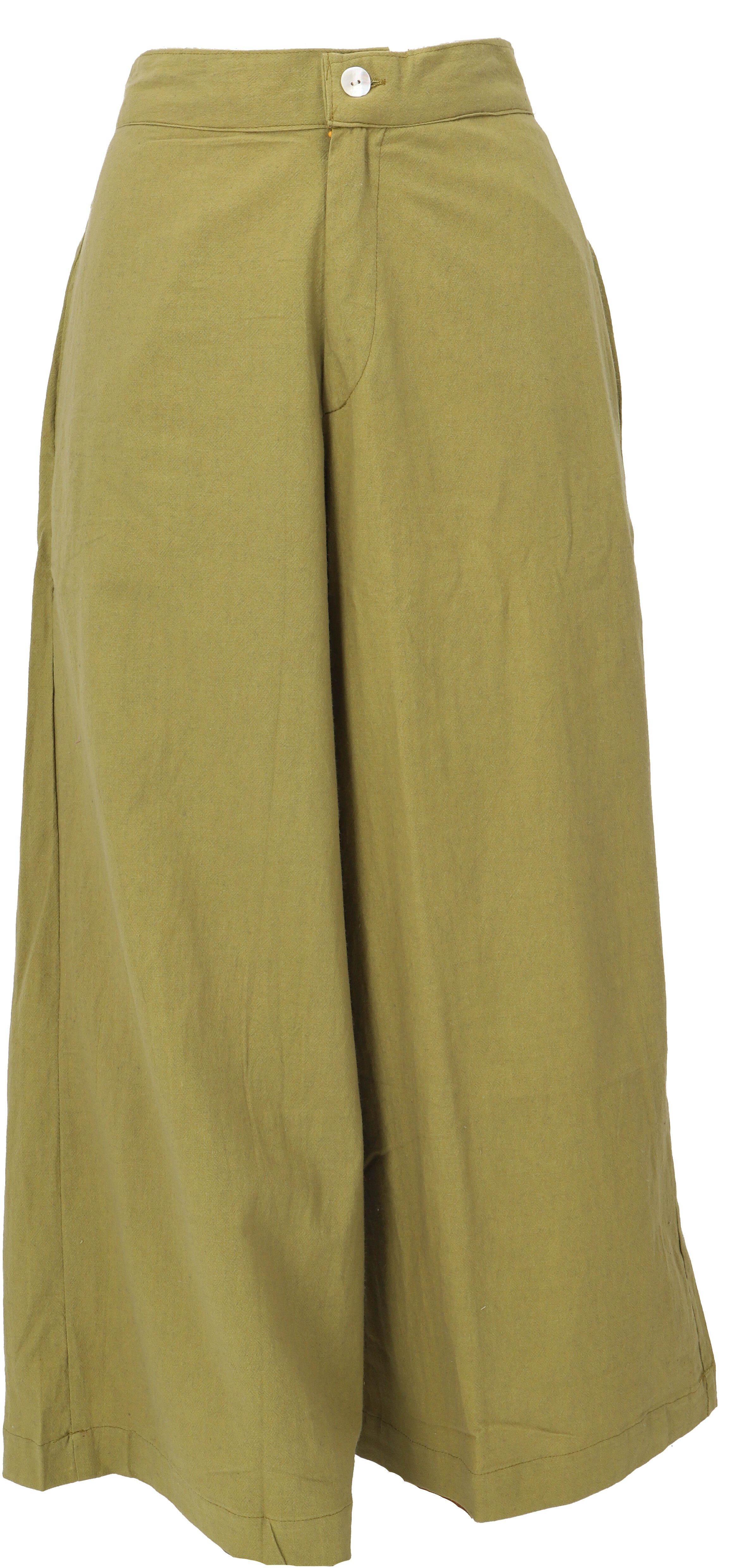 Guru-Shop Bund, Bekleidung alternative hohem Boho lemon 7/8.. Boho, bequeme Relaxhose mit Baumwollhose