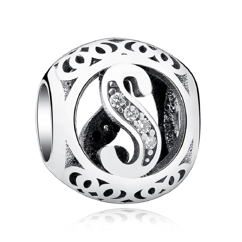 PANDACHARMS Charm Buchstabe Alphabet A-Z Kugel Buchstabe für Charm Armband, günstig online kaufen