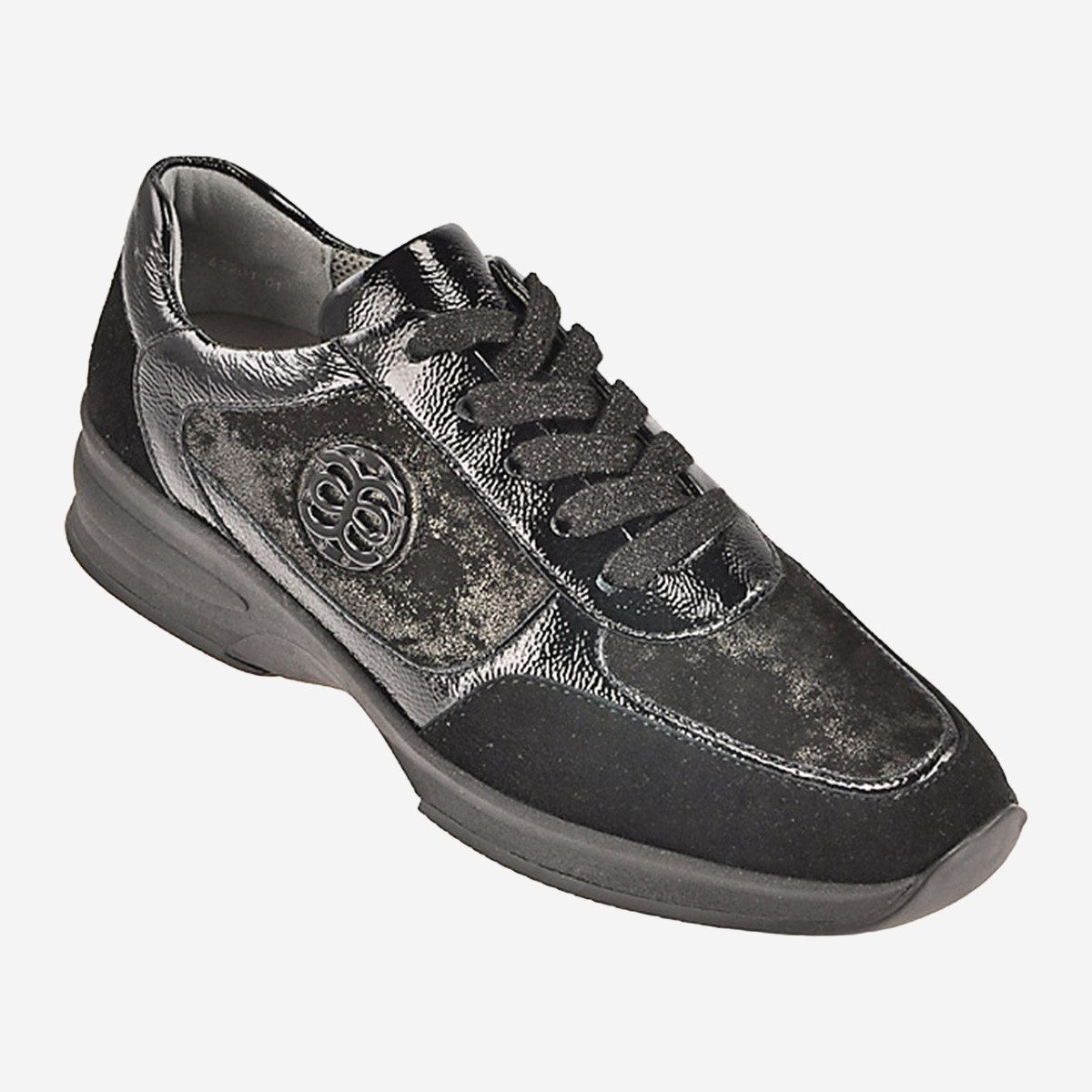 Ara 43201-01 SAMTCHE, Schnürschuhe in Schwarz für Damen Schnürschuh