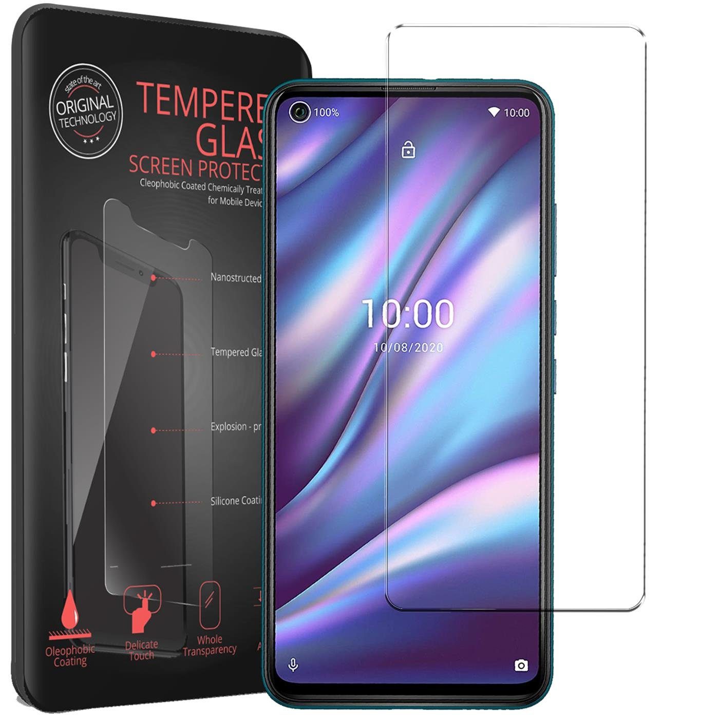 CoolGadget Schutzfolie Panzerfolie für Wiko View 5, (9H Härtegrad, 2x Schutzglas, 1xReinigungset), Displayfolie Panzer Schutzfolie 2 Stück für Wiko View 5 Glas Folie
