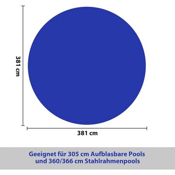 Sekey Pool-Abdeckplane 200g/m² PE Aufblasbare Poolabdeckung Rund Pool Abdeckplanen Rundbecken, in verschiedenen Größen und Цвета(ов)