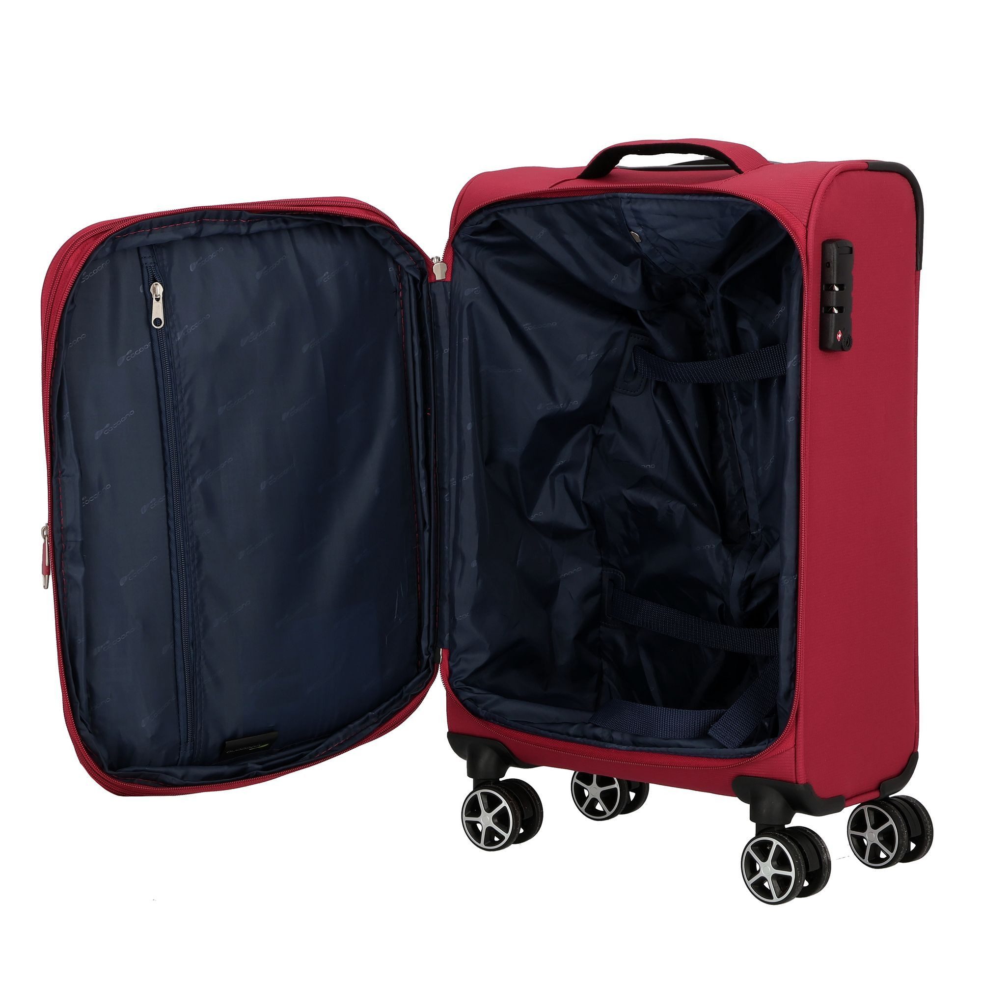 cocoono Weichgepäck-Trolley Monterrey, 4 Rollen, Polyester