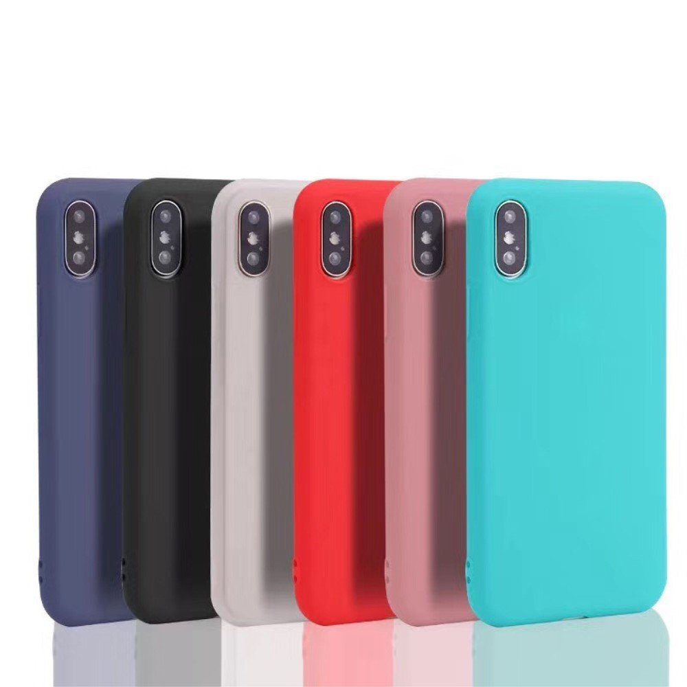 CoverKingz Handyhülle Hülle für Apple iPhone Xs Max Handyhülle Silikon Case Bumper Cover 16,5 cm (6,5 Zoll), Schutzhülle Handyhülle Silikoncover Softcase farbig