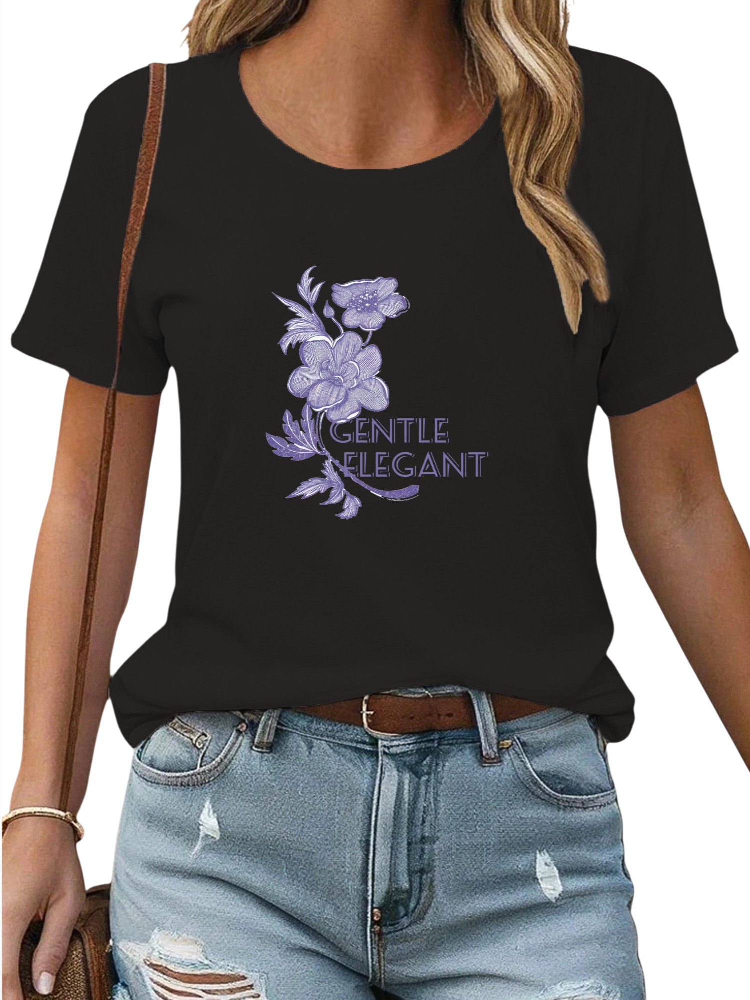 PYL Kurzarmbluse Damen Bequemes Sommer Casual günstig online kaufen