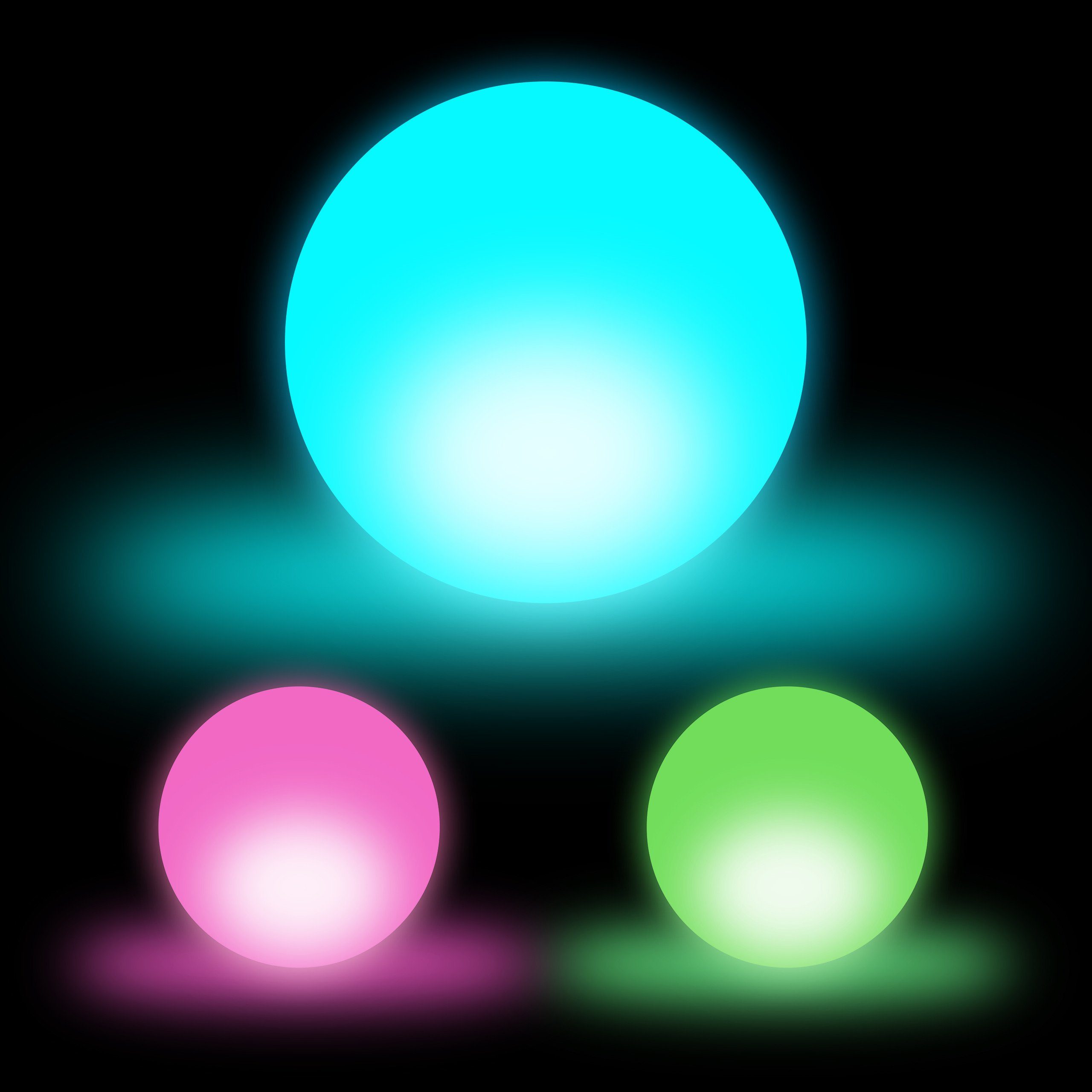 relaxdays LED Kugelleuchte LED Kugel 3er Set günstig online kaufen