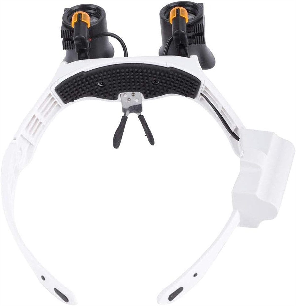 Bifurcation Vergrößerungsspiegel Lupe Lupenbrille LED-Kopflupe Stirnband Lupe mit (1-St), LED Lampen LED Lupe Lupe mit austauschbarer