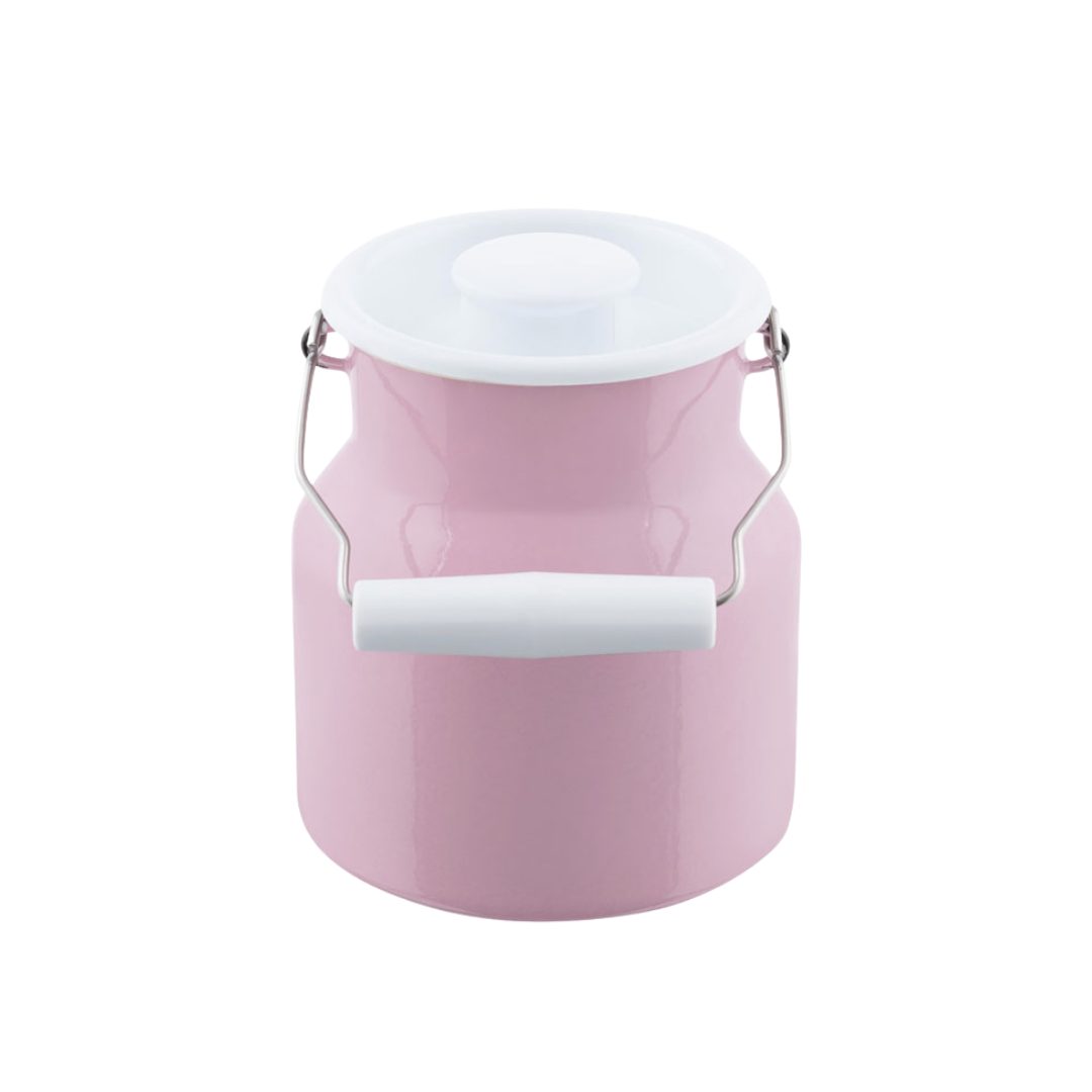 Riess Milchkanne Classic Bunt Pastell Milchkanne mit Deckel Blau