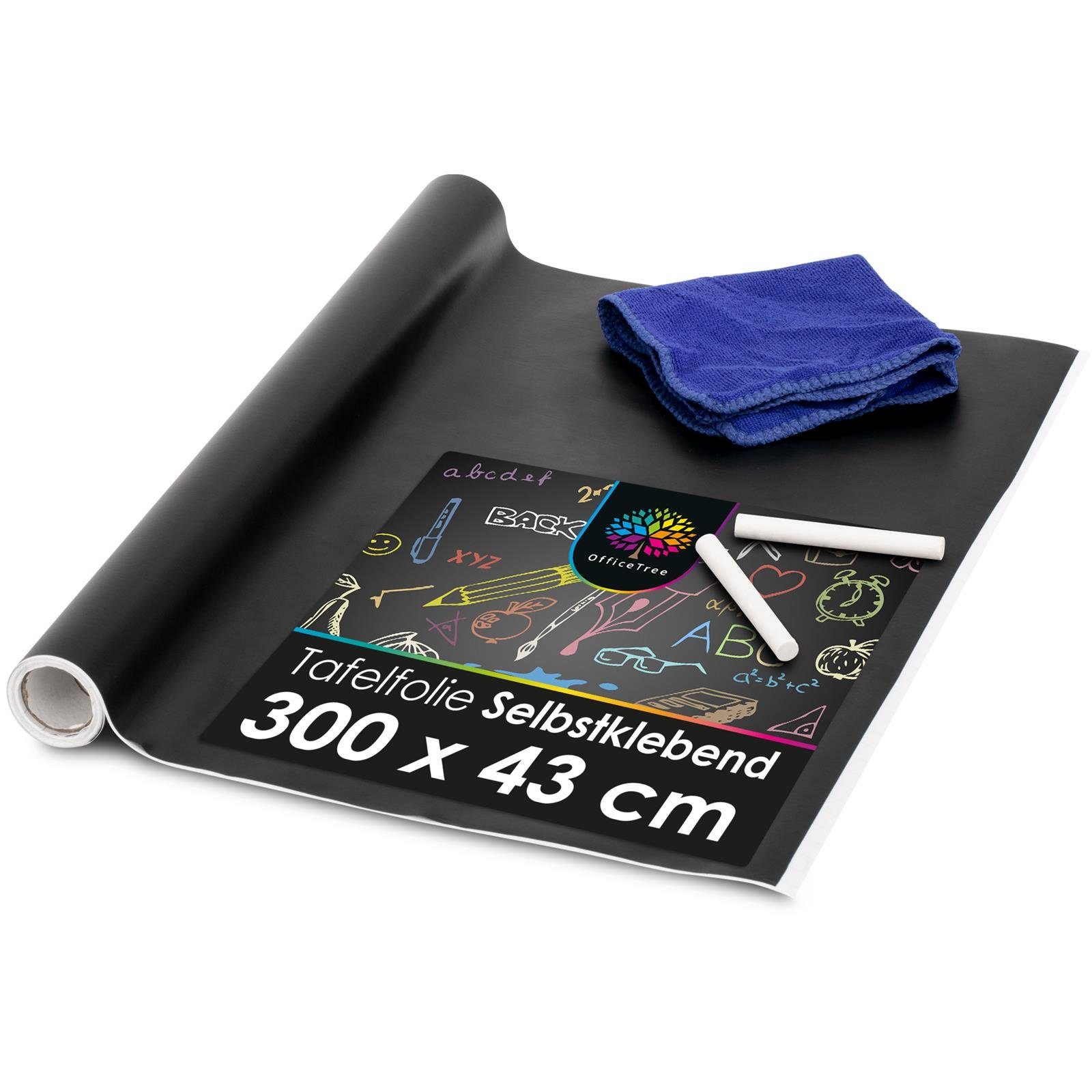 OfficeTree Wandtafel OfficeTree Tafelfolie schwarz, 43 x 300cm, (1 Rolle), günstig online kaufen