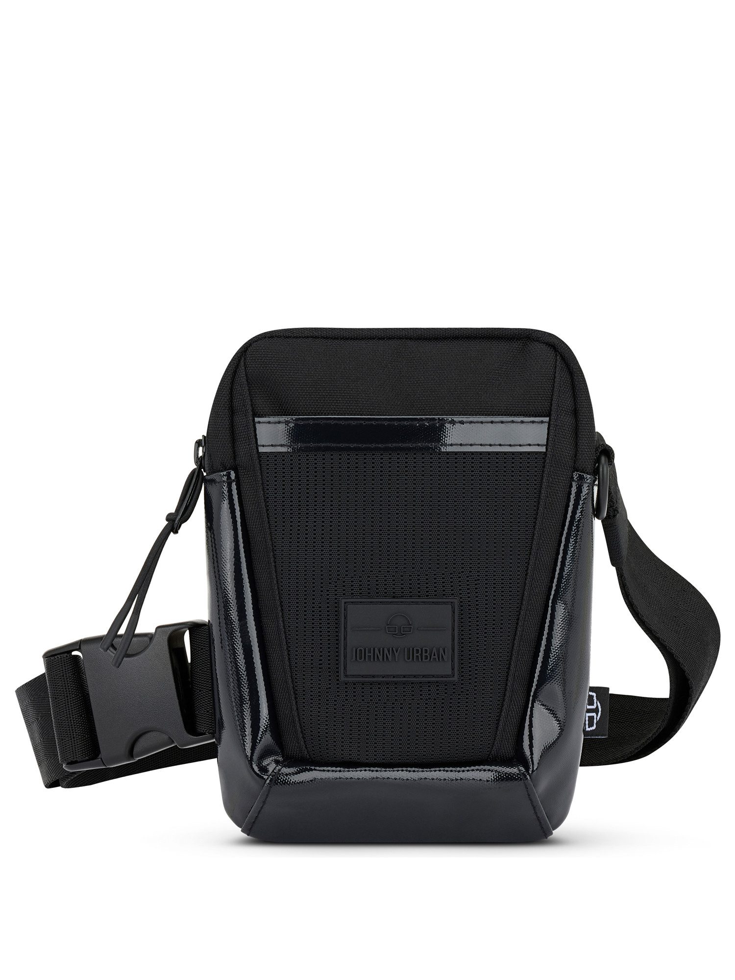 Johnny Urban Umhängetasche Lex Front Pack Brusttasche, Sling Bag, Kleine Handytasche in Lack-Optik, Wasserabweisend