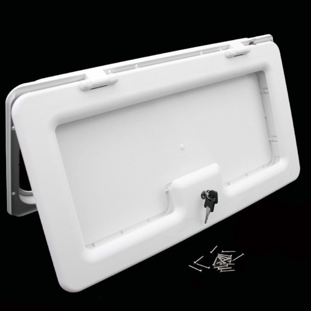 HABA B.V. Einbaurahmen Serviceklappe Staufach Tür 592 mm x 319 mm weiß