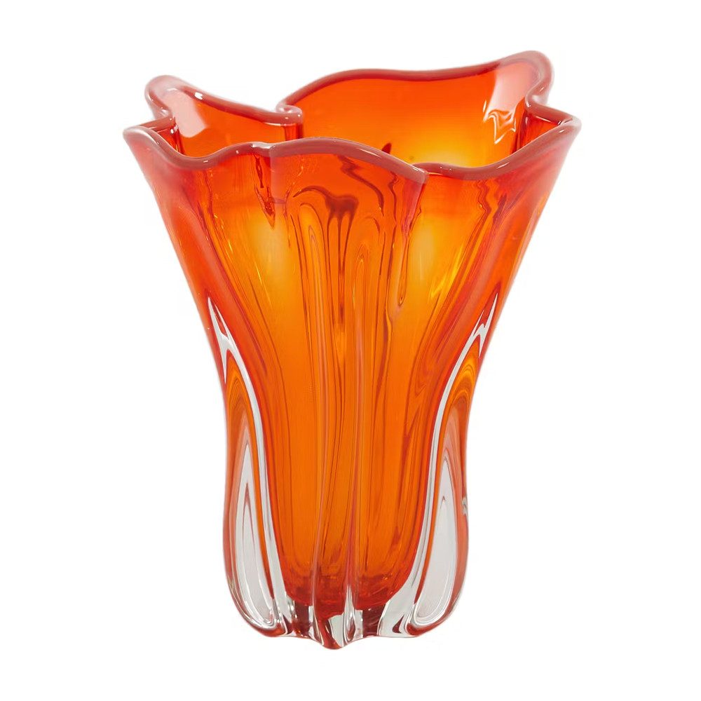 Light & Living Dekovase Dekovase Vase KAZUNO Light & Living Blumenvase Ø26x32cm Orange-Koralle