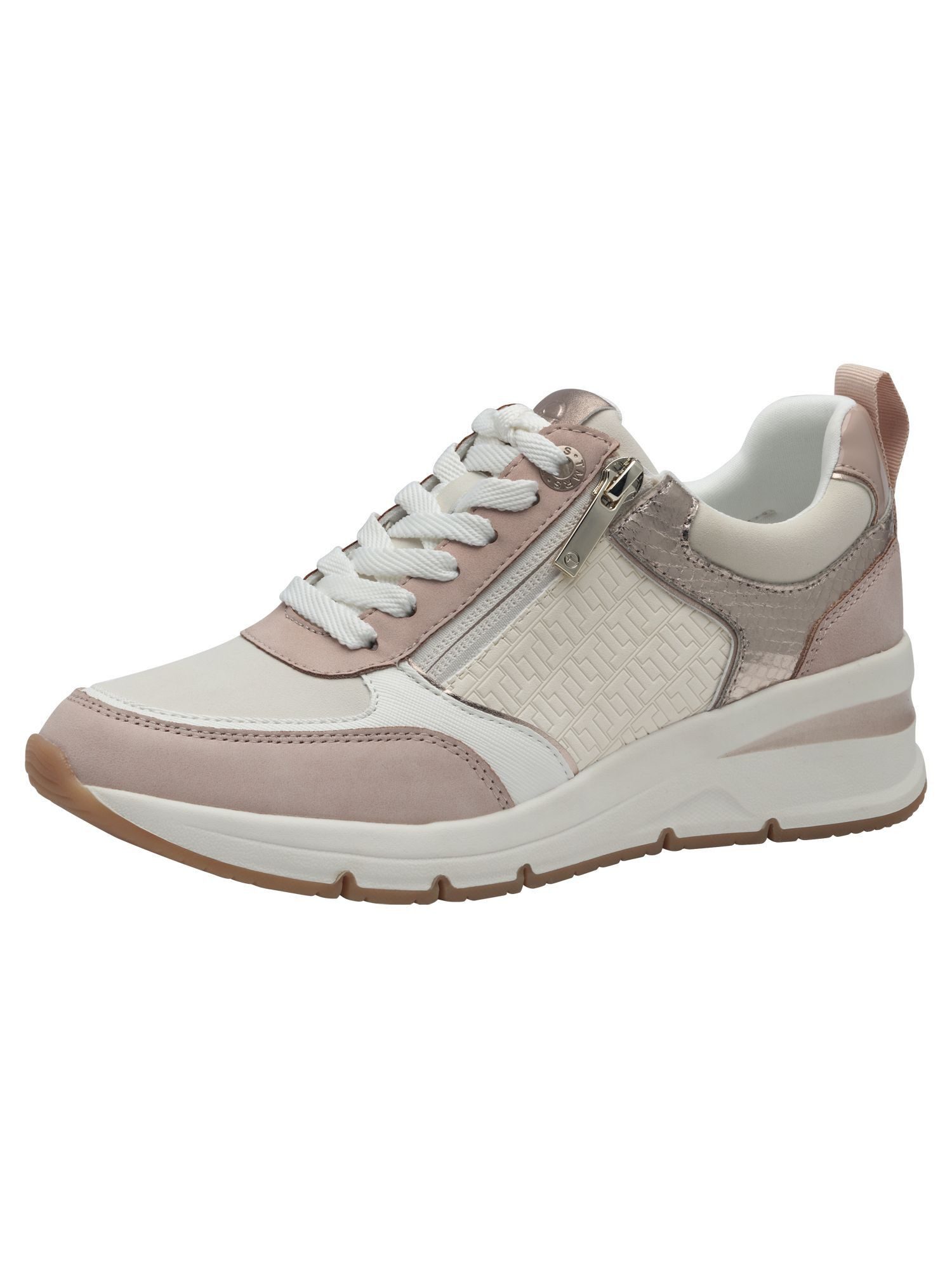 Removable Sock mit Schnürsenkel Keilabsatz Sneaker