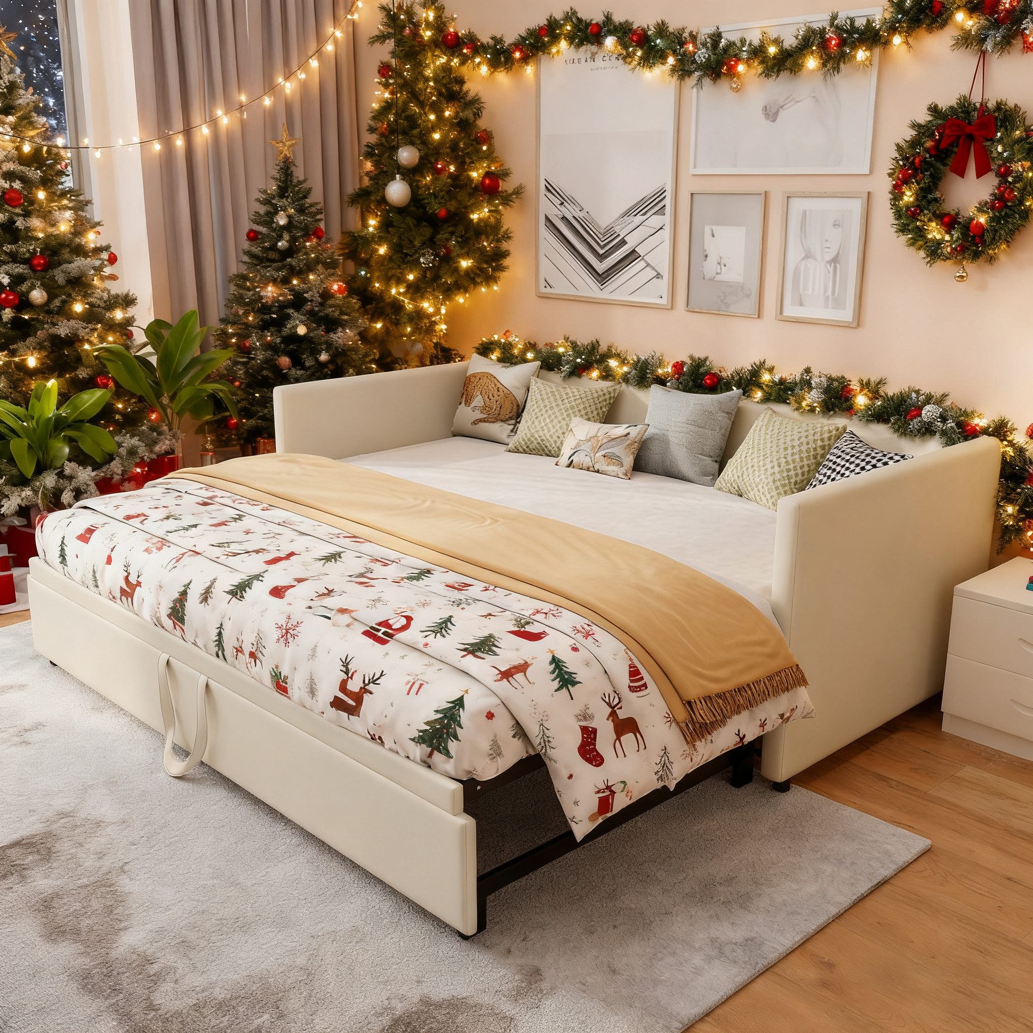 Polsterbett Daybett Tagesbett Ausziehbett